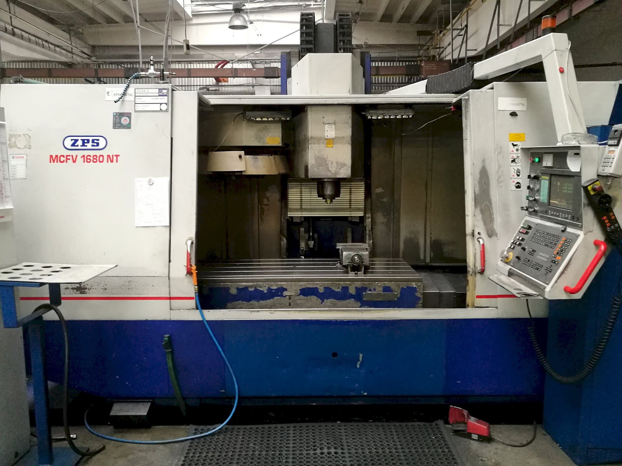 A ZPS MCFV 1680 NT gép elölnézete