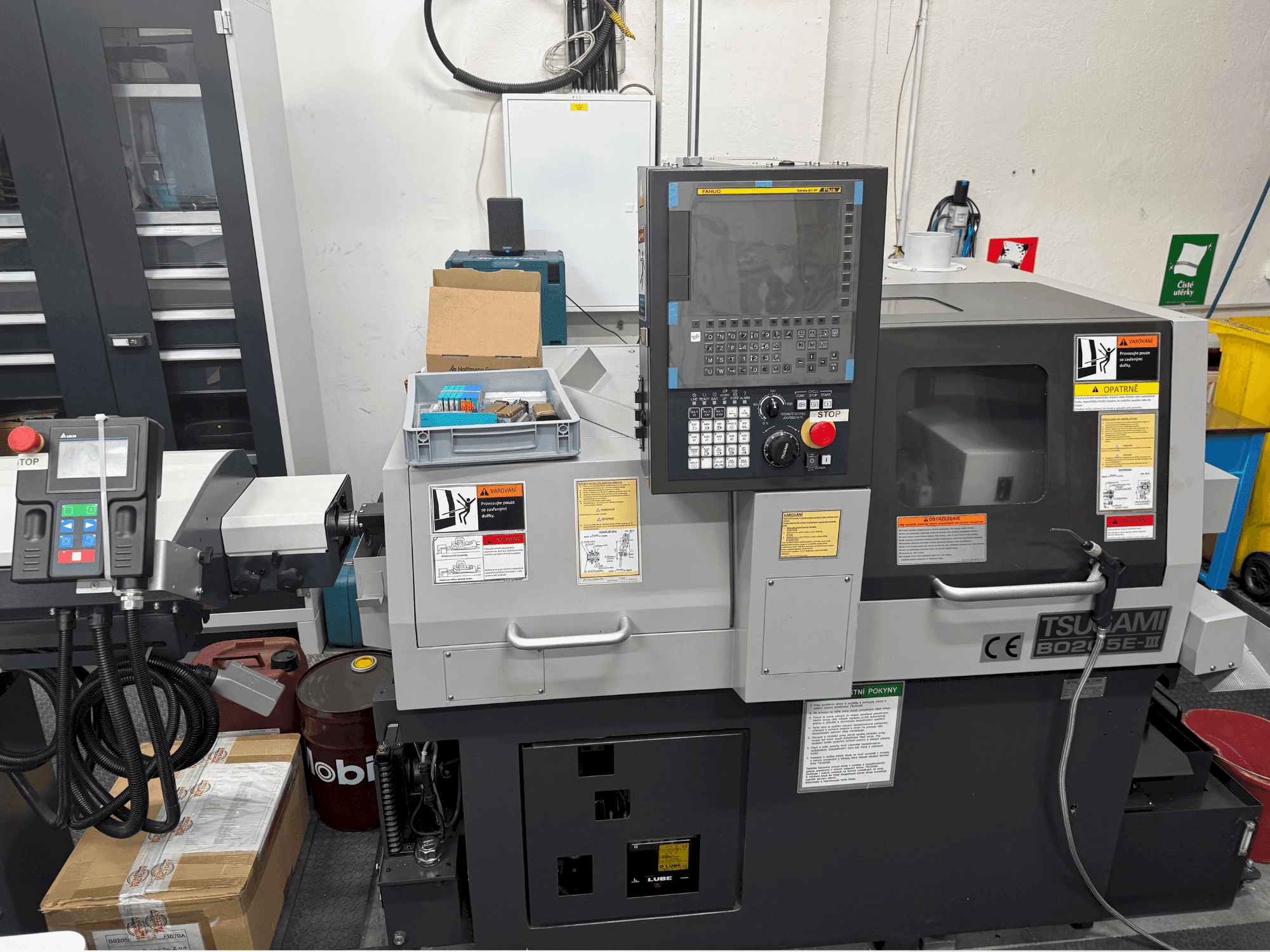 A TSUGAMI B0205E-III  gép elölnézete