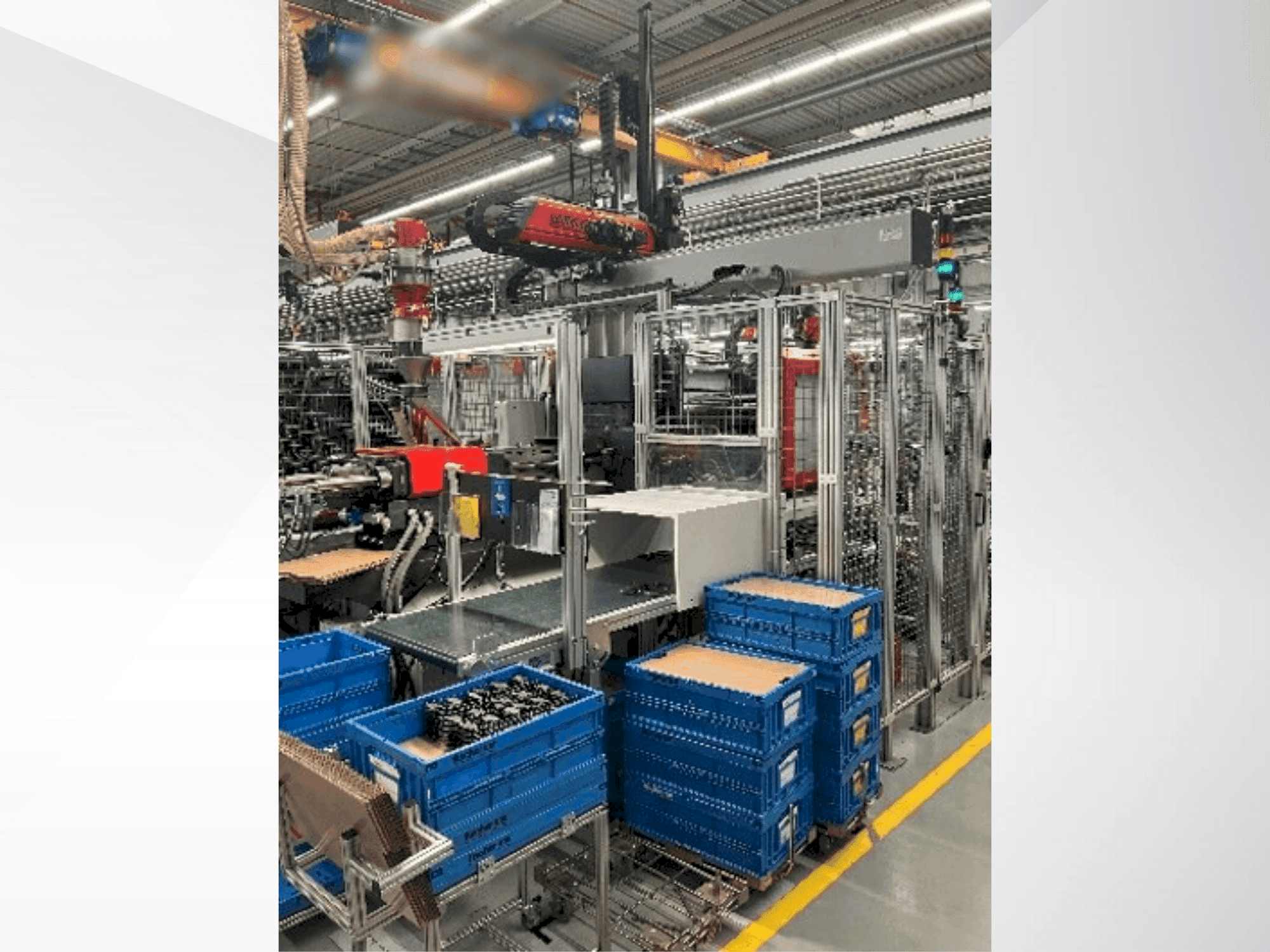 A Arburg Allrounder 470 S 1300-350 (2004)  gép elölnézete