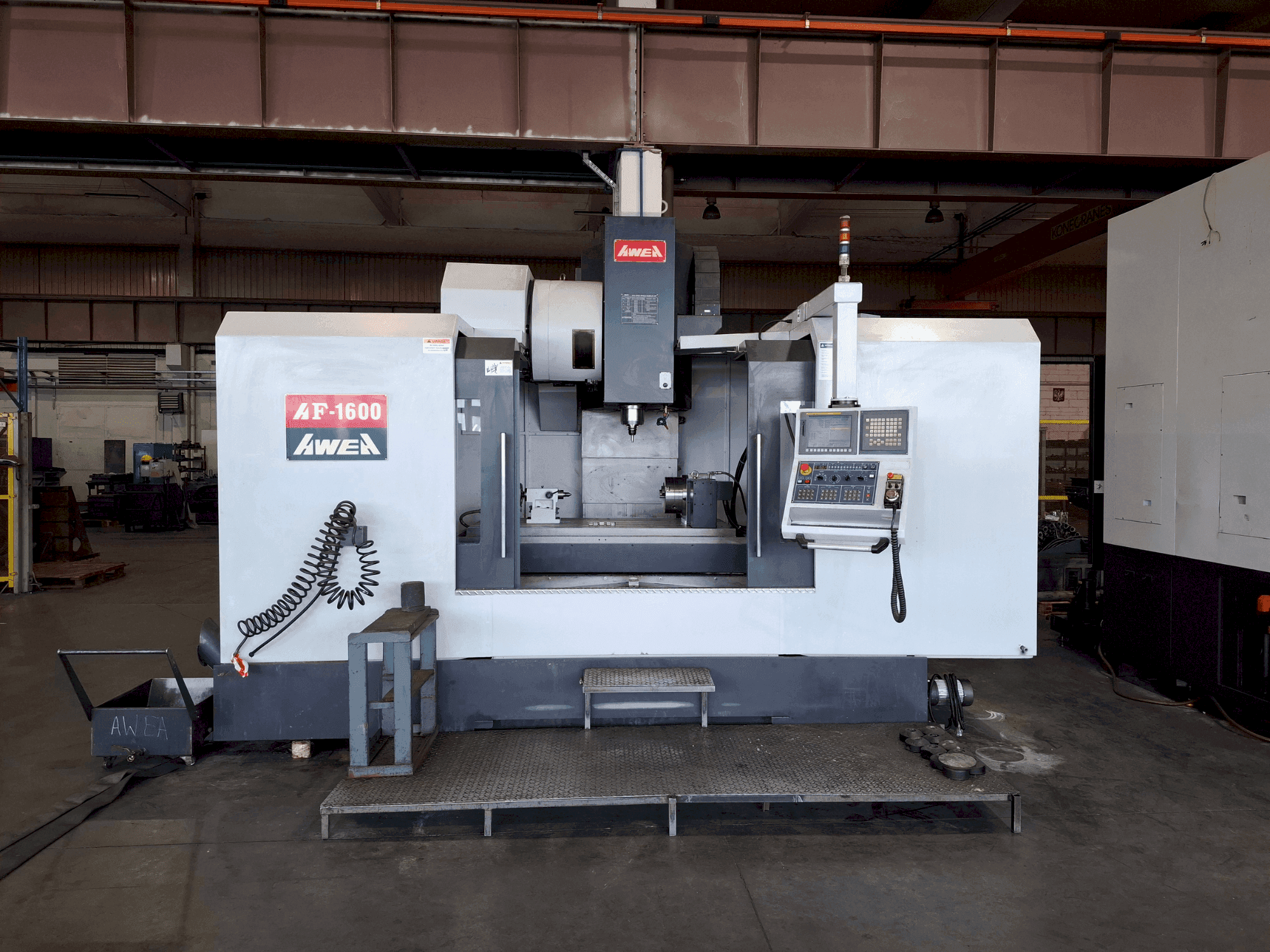 A AWEA AF-1600  gép elölnézete