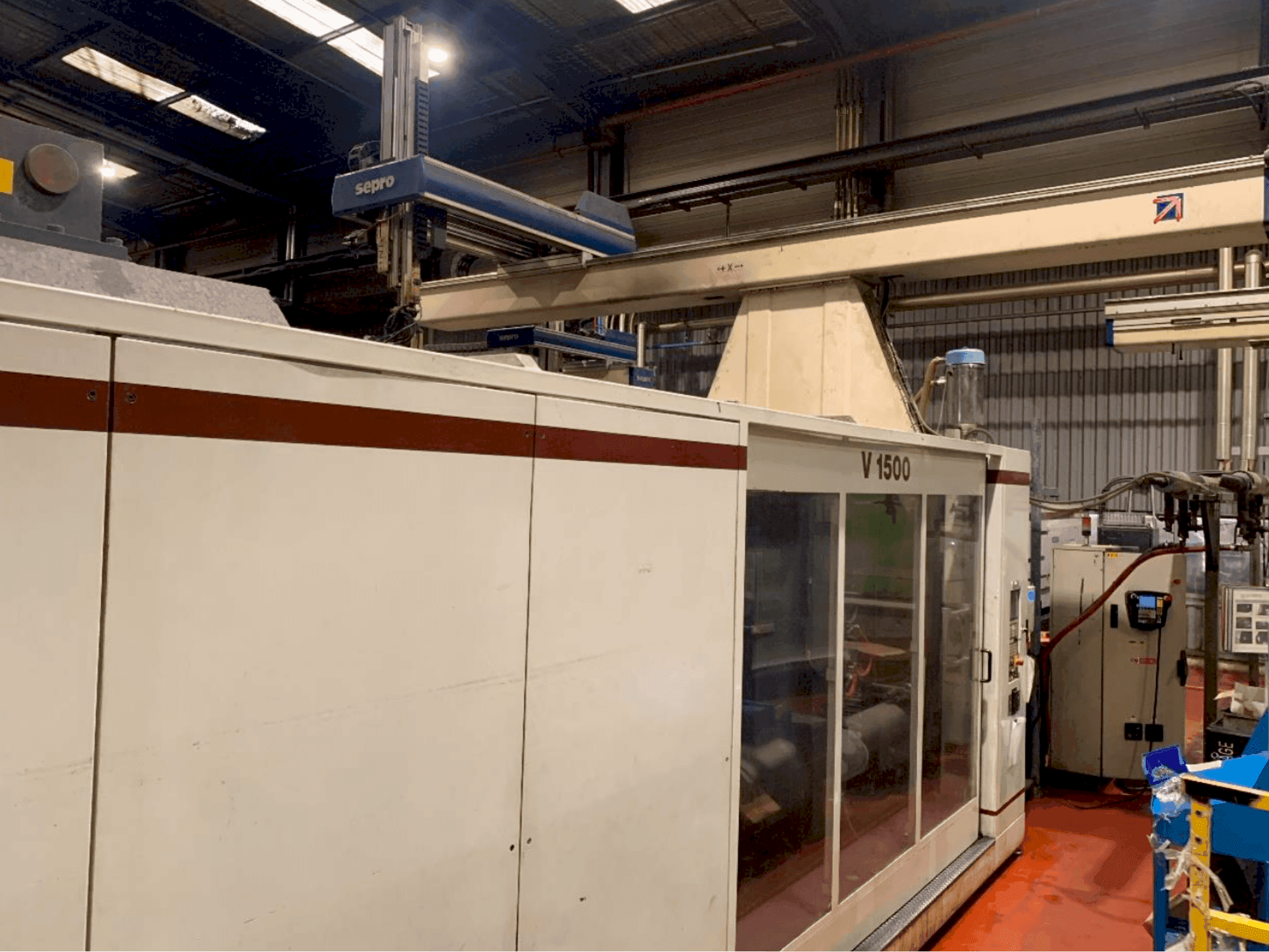 A Negri Bossi 15000 H - 15200  gép elölnézete