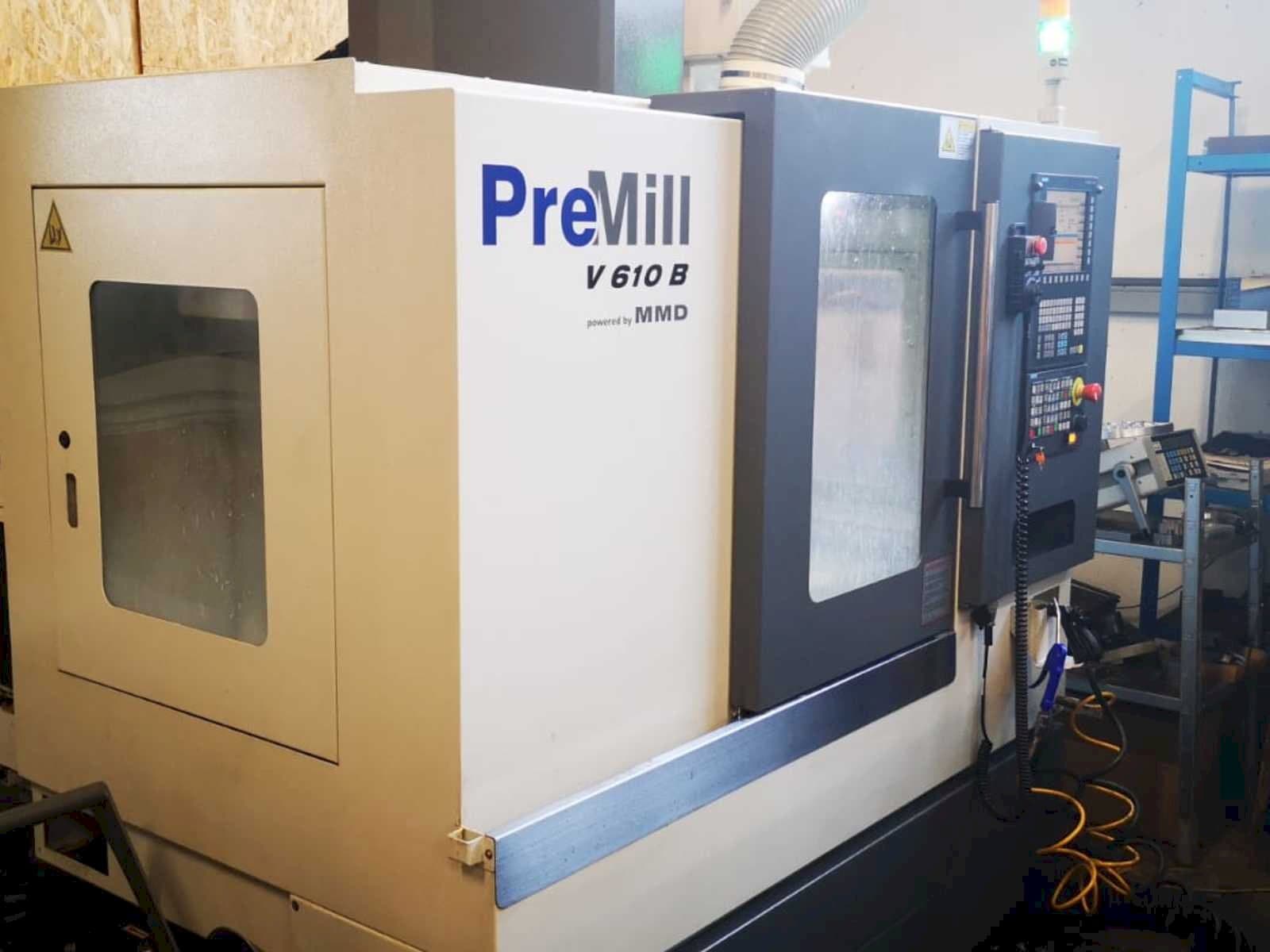 A PreMill V 610 B  gép elölnézete