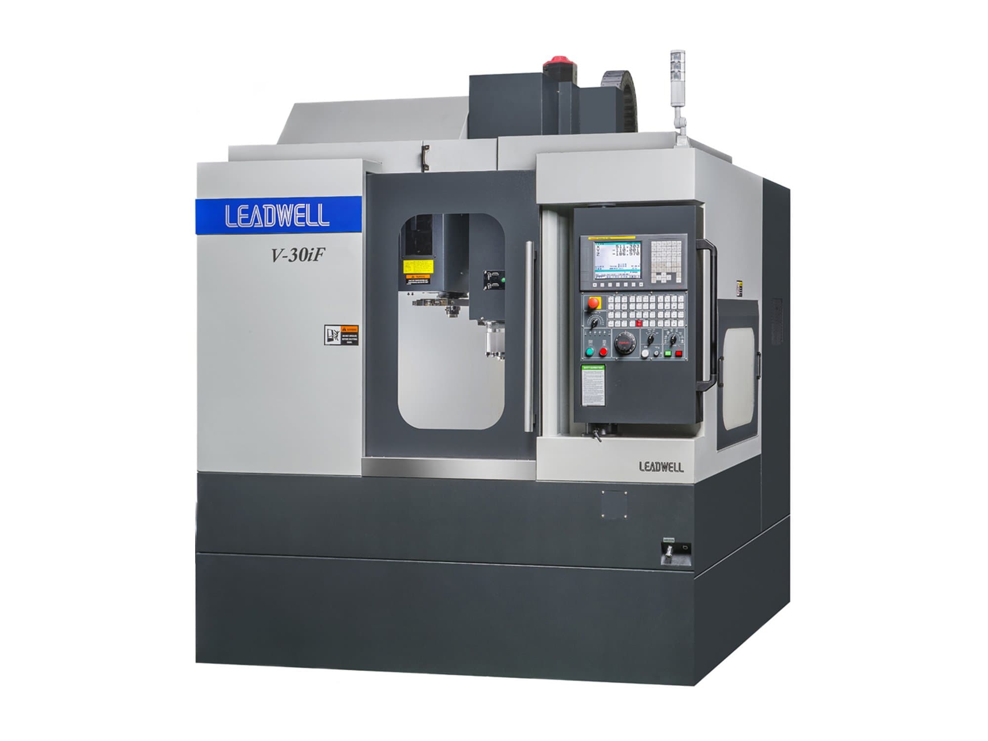 A Leadwell V-30iF  gép elölnézete