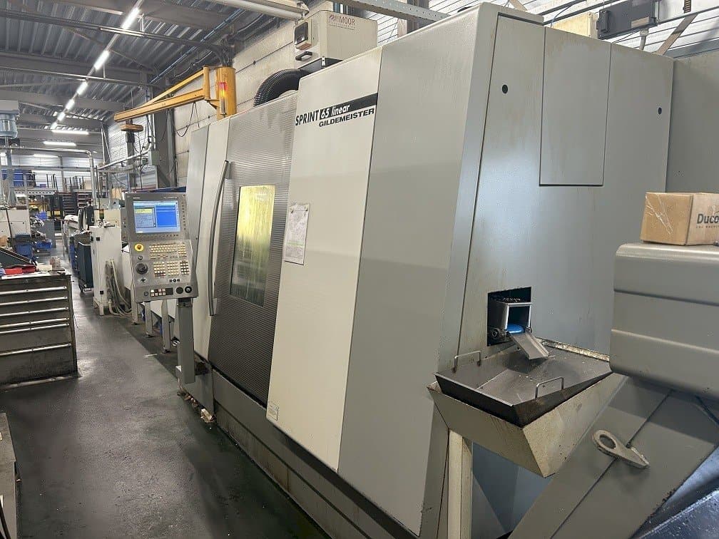 A Gildemeister sprint 65 linear  gép elölnézete