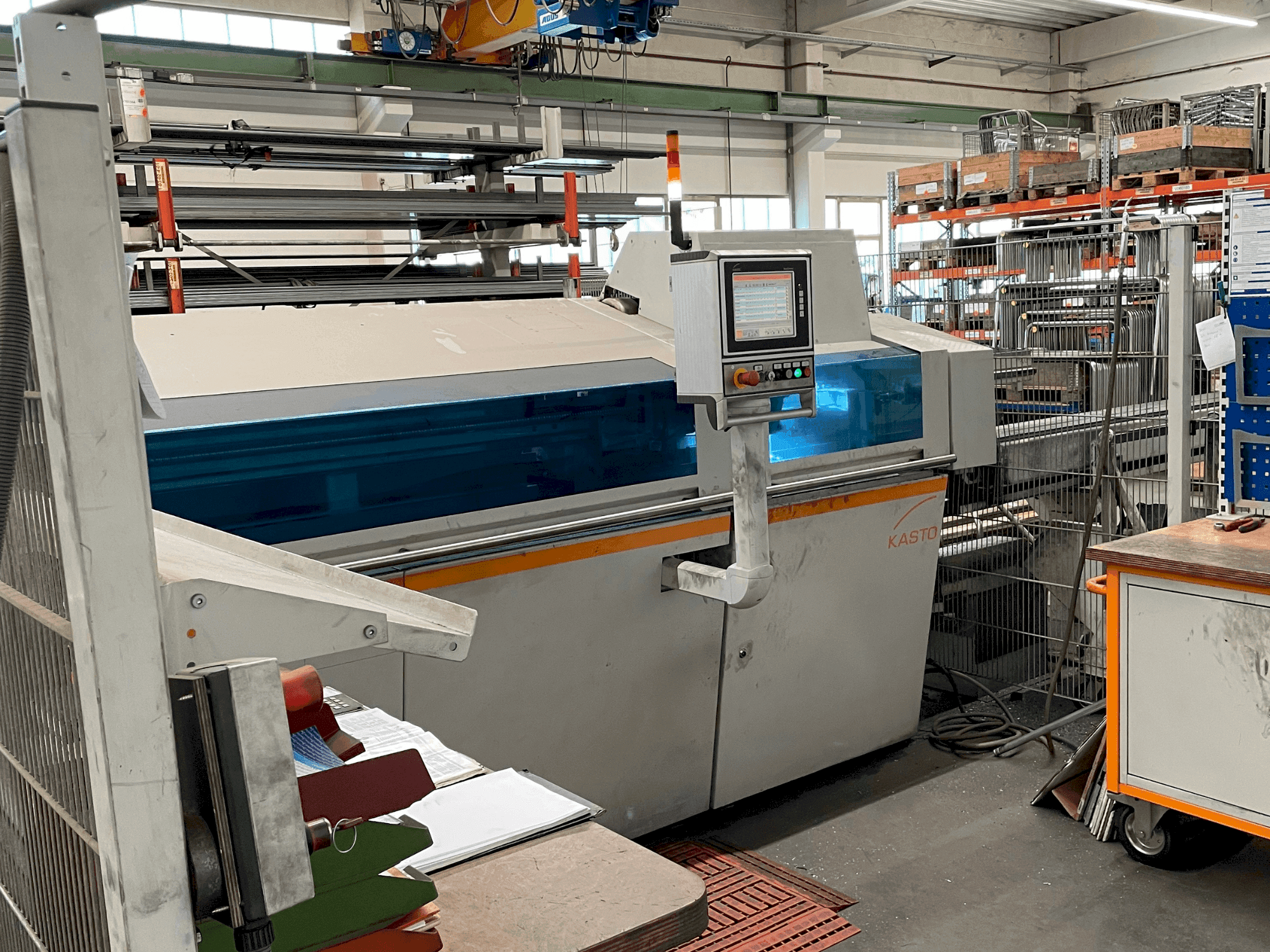 A KASTO KASTOflex F  gép elölnézete