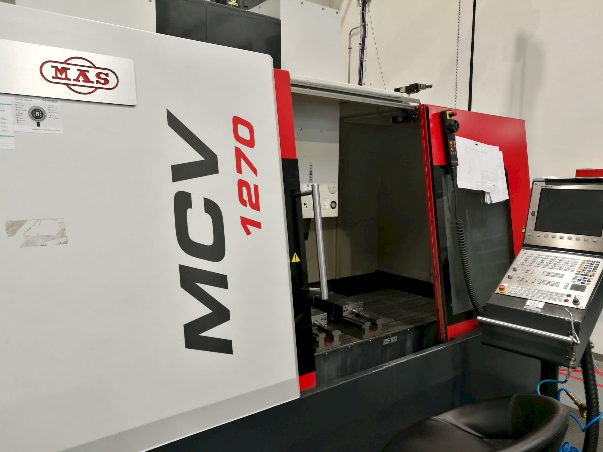 A KOVOSVIT MAS MCV 1270  gép elölnézete