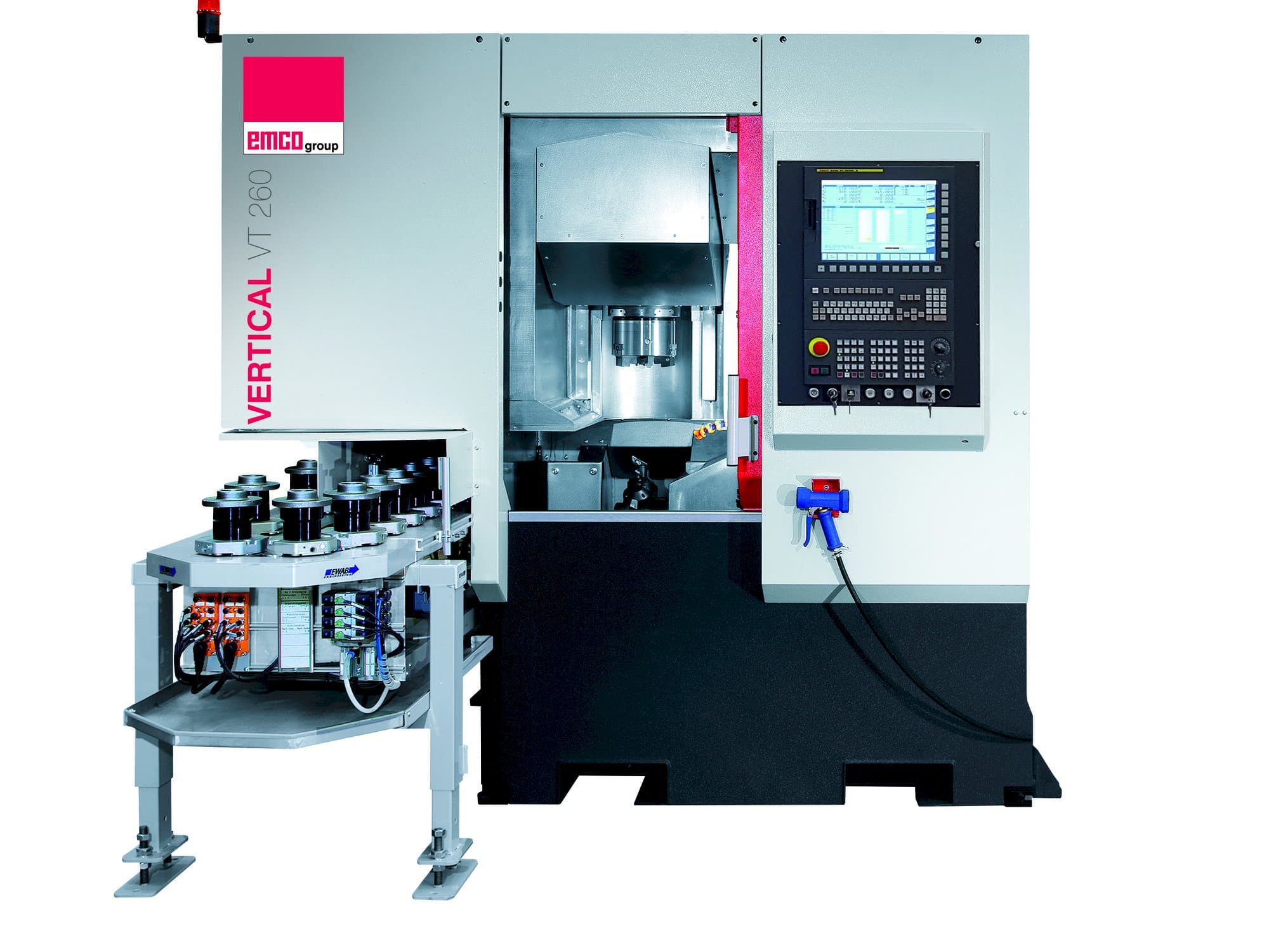 A EMCO VT260 MY  gép elölnézete