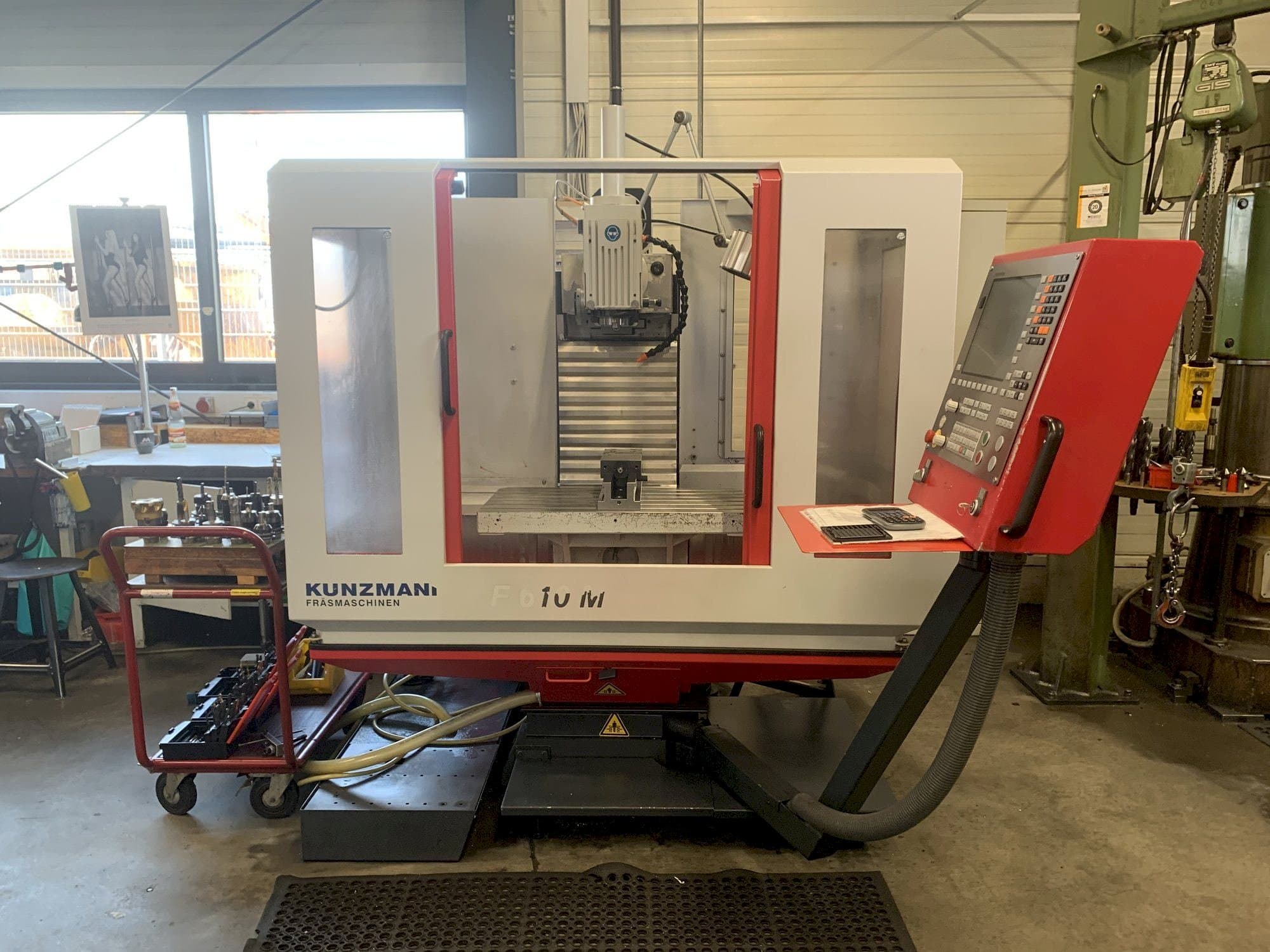 A KUNZMANN WF 610 M  gép elölnézete