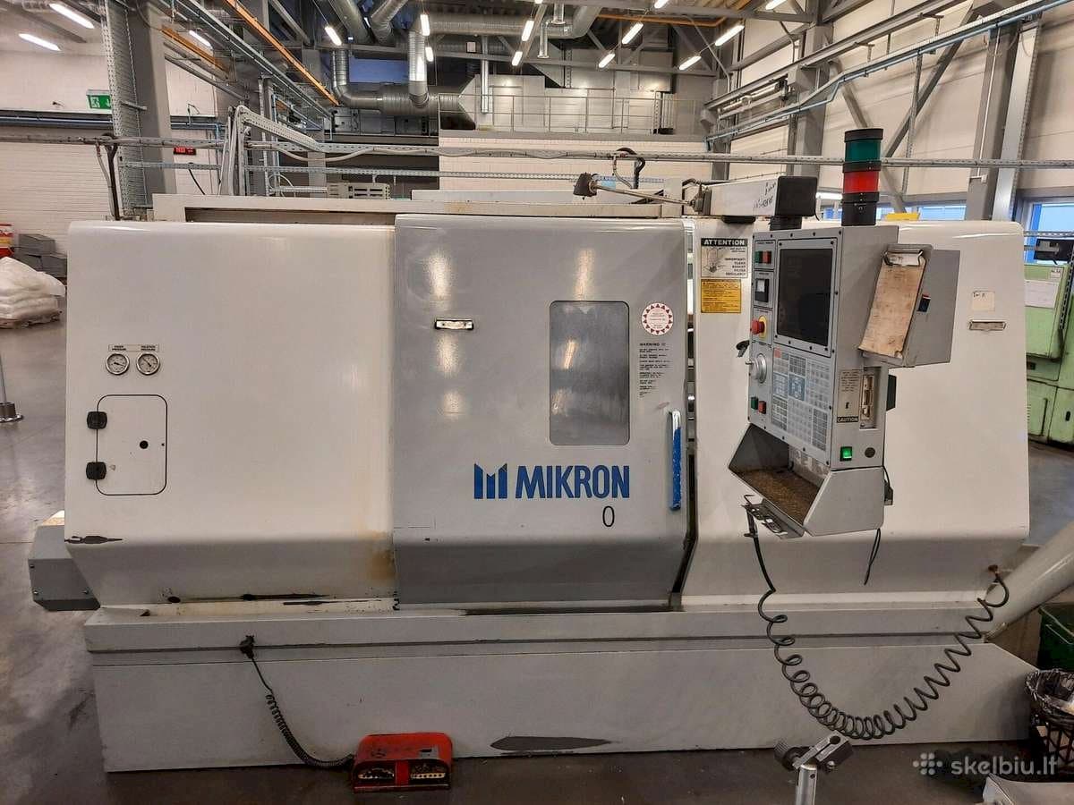 A MIKRON-HAAS LCE860T gép elölnézete