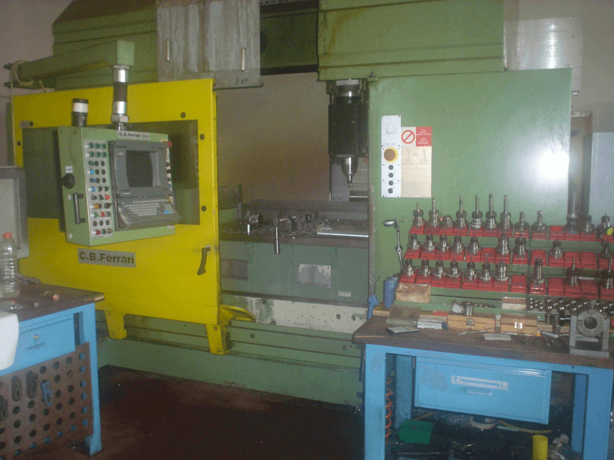 A C.B. Ferrari B18  gép elölnézete