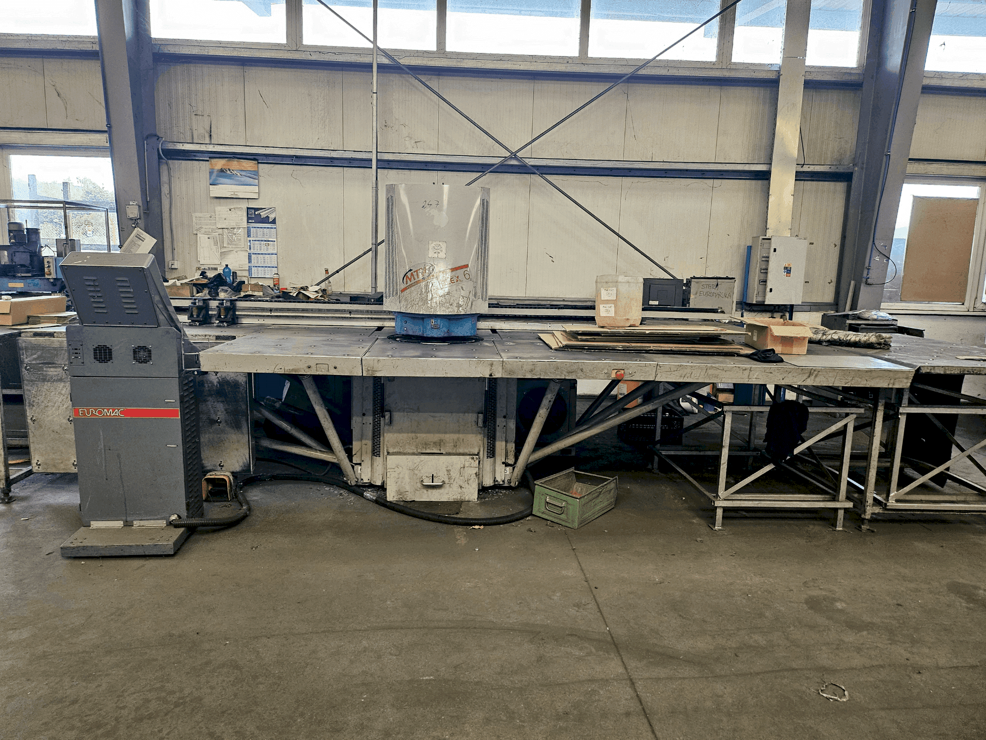 A Euromac MTX Flex 6  gép elölnézete