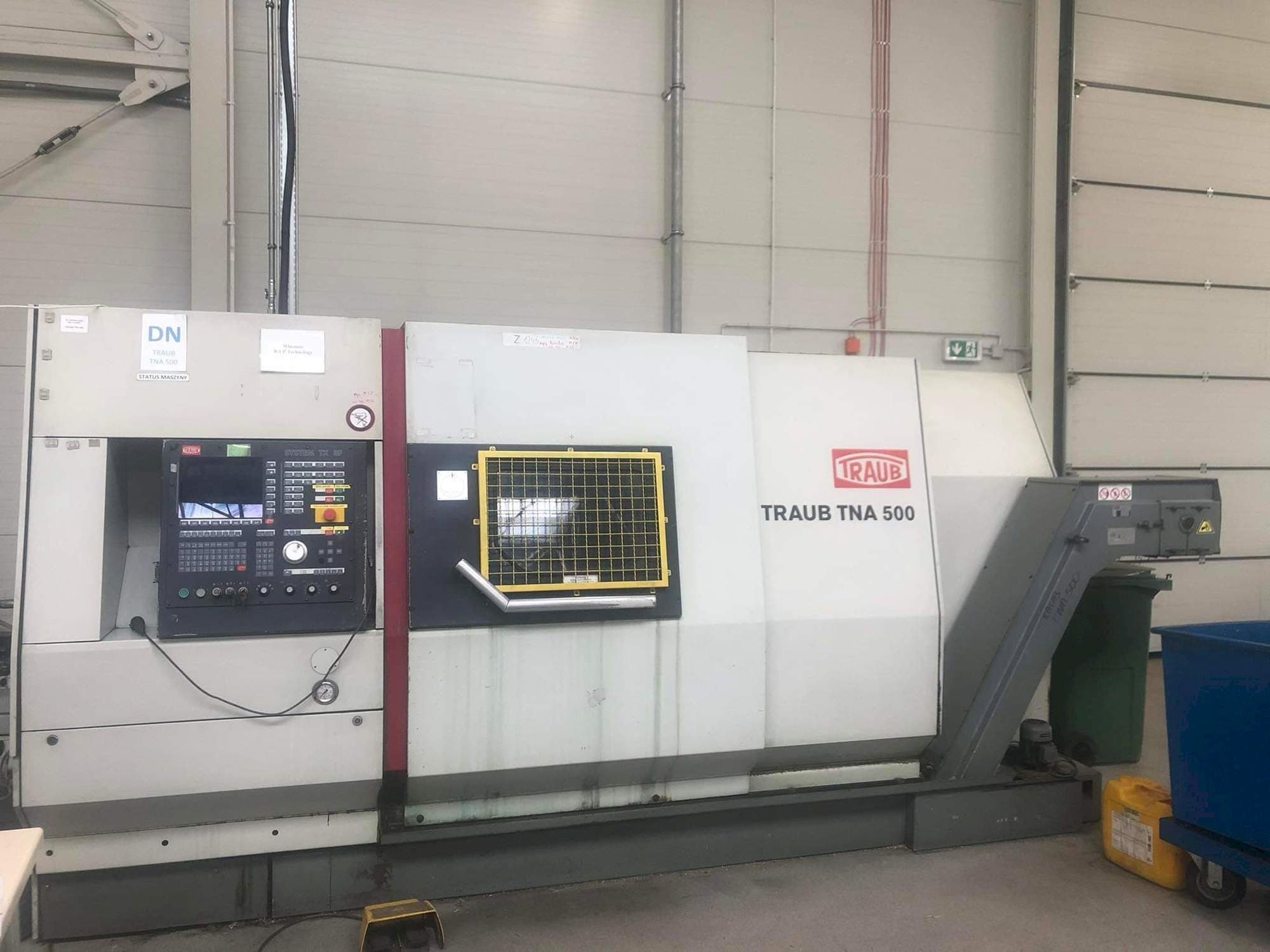 A TRAUB TNA 500/600  gép elölnézete