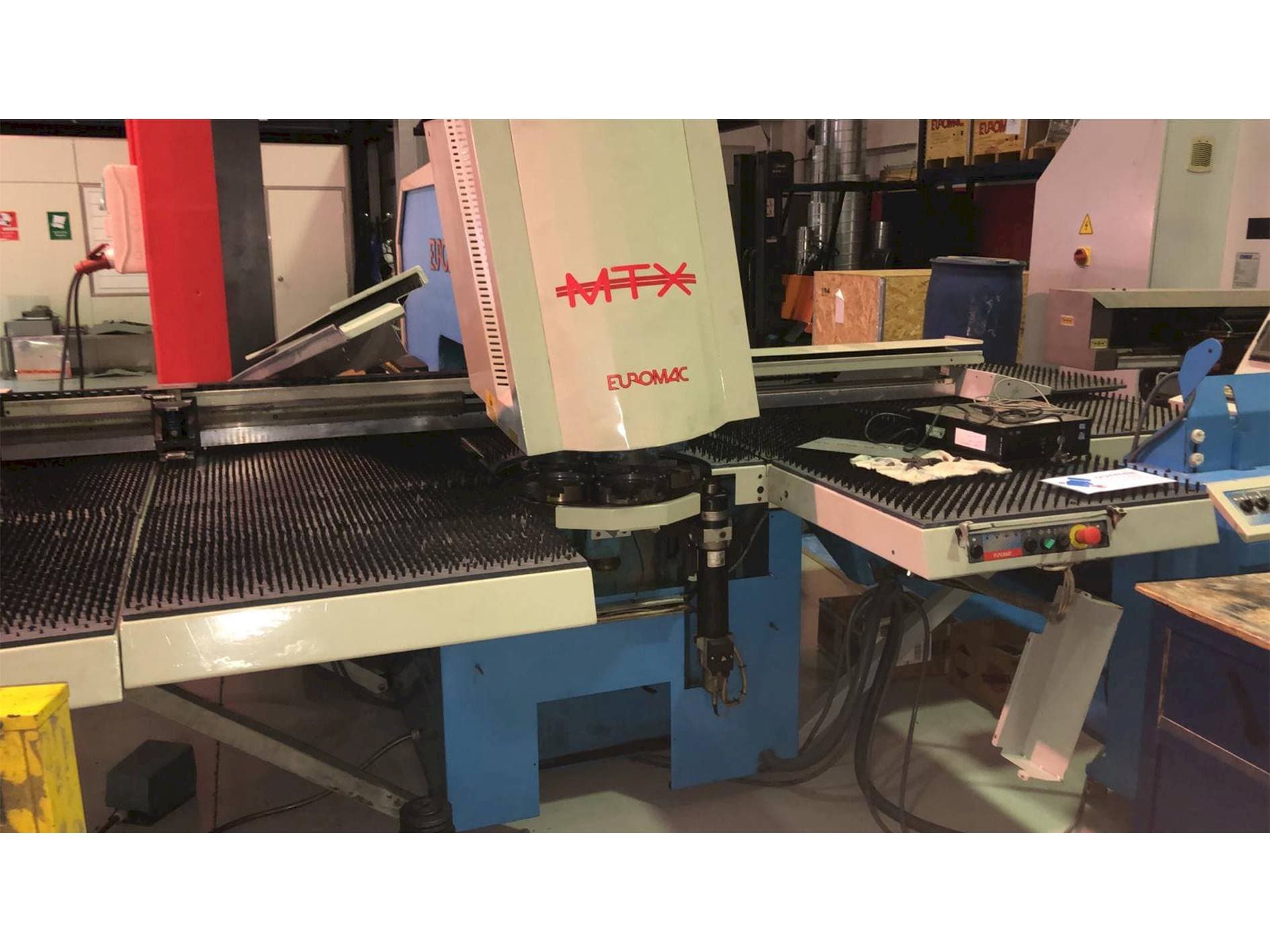 A Euromac MTX 1250/30 - 2000  gép elölnézete