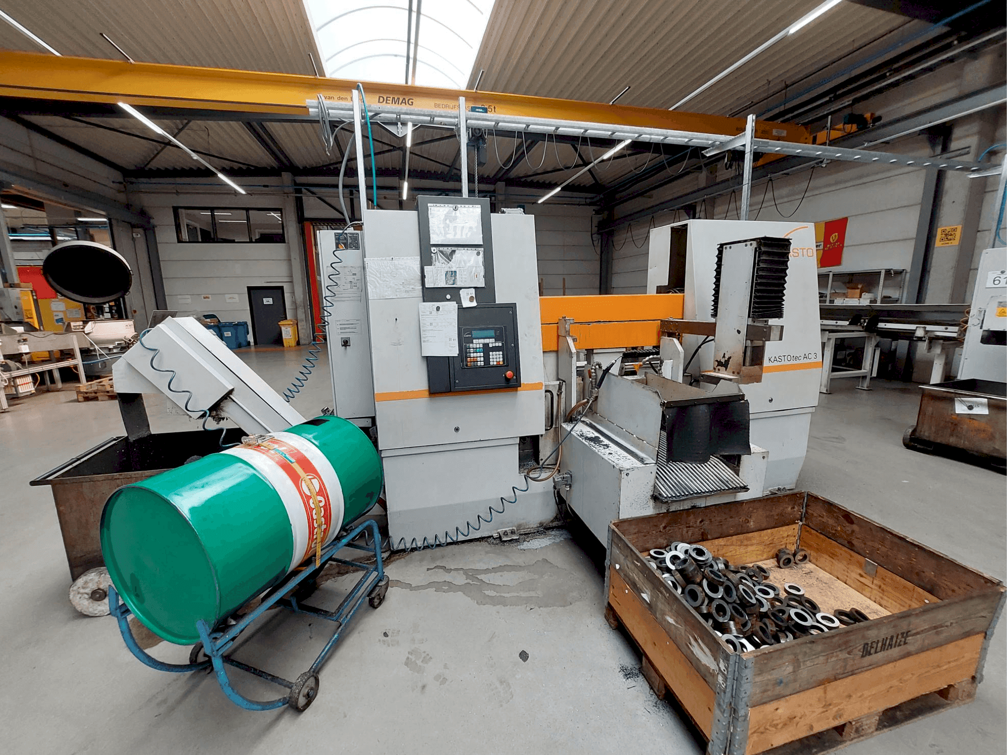 A KASTO tec A3  gép elölnézete