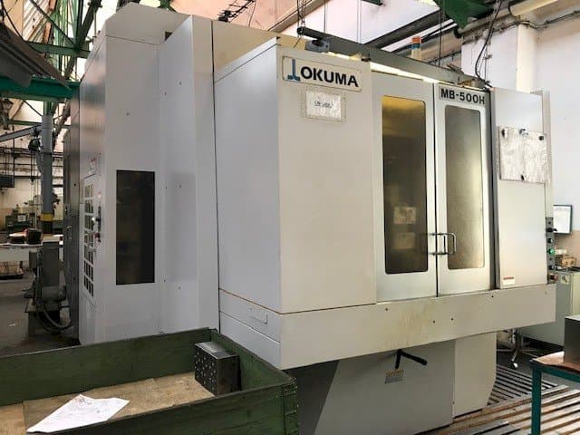 A Okuma MB-500H  gép elölnézete