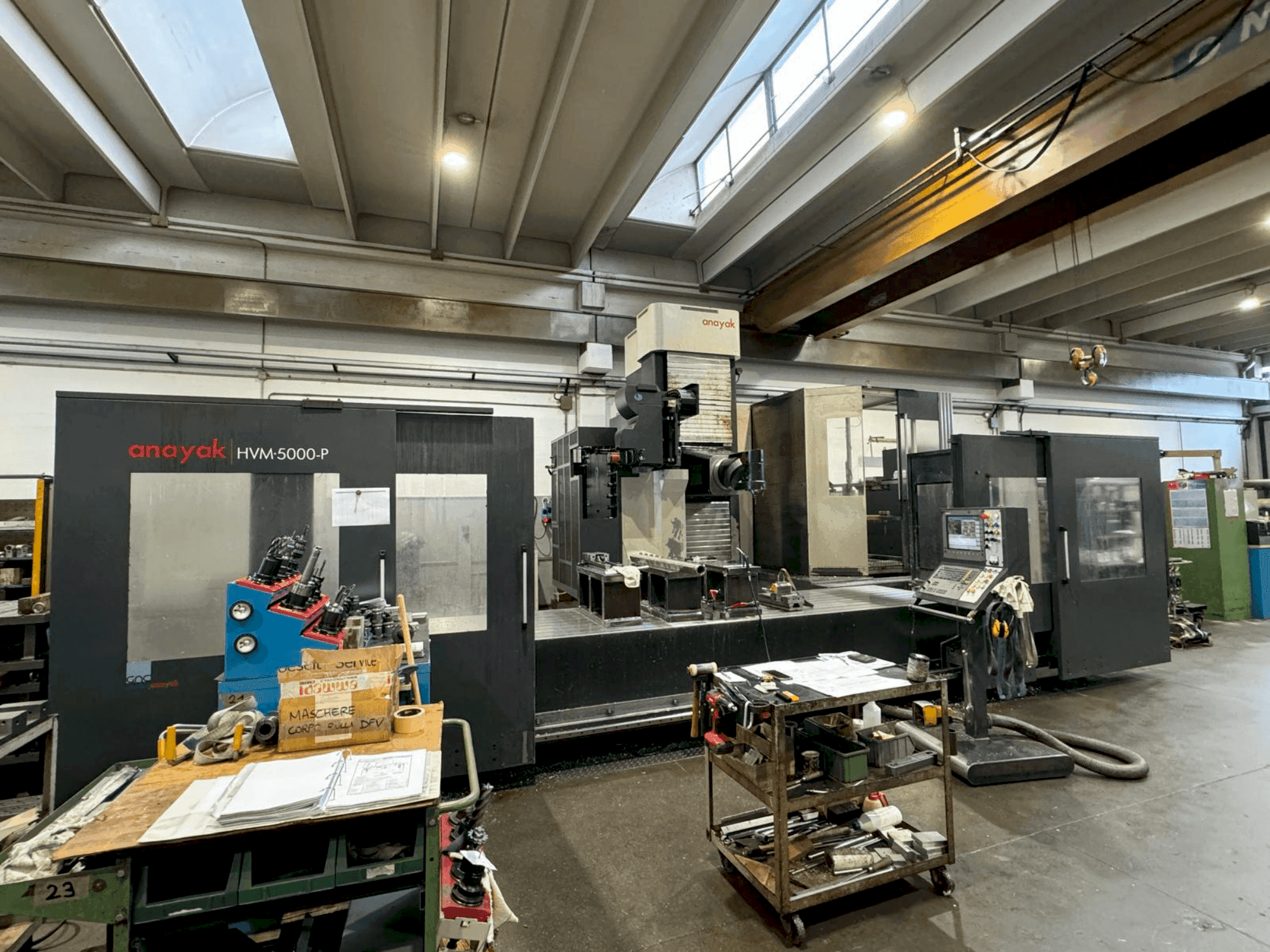 A ANAYAK HVM 5000P  gép elölnézete