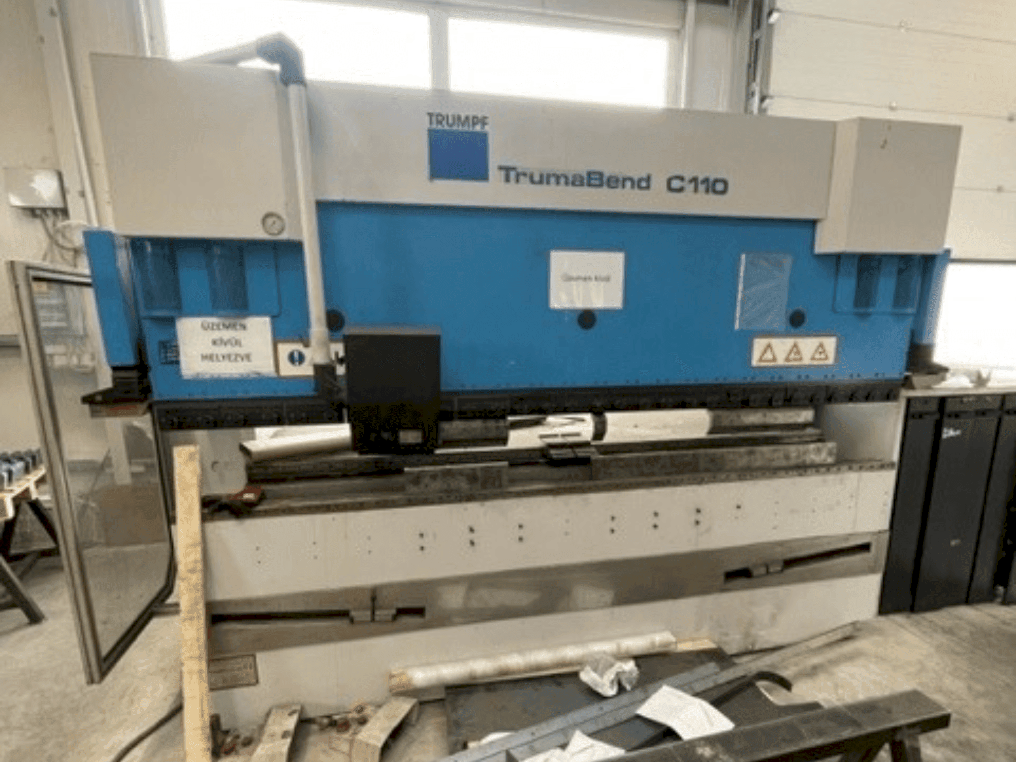 A TRUMPF TrumaBend C110  gép elölnézete