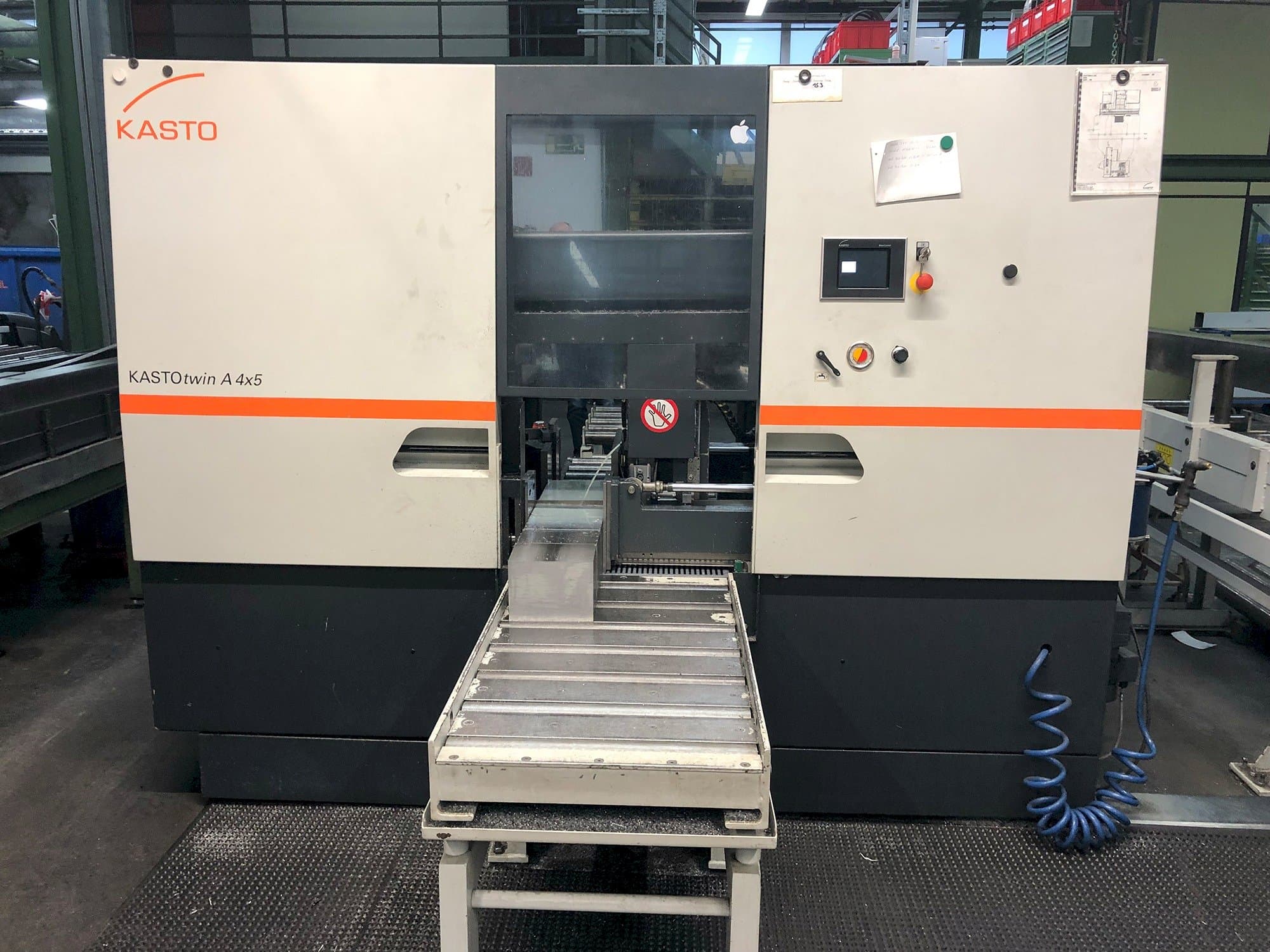 A KASTO Twin A4x5  gép elölnézete