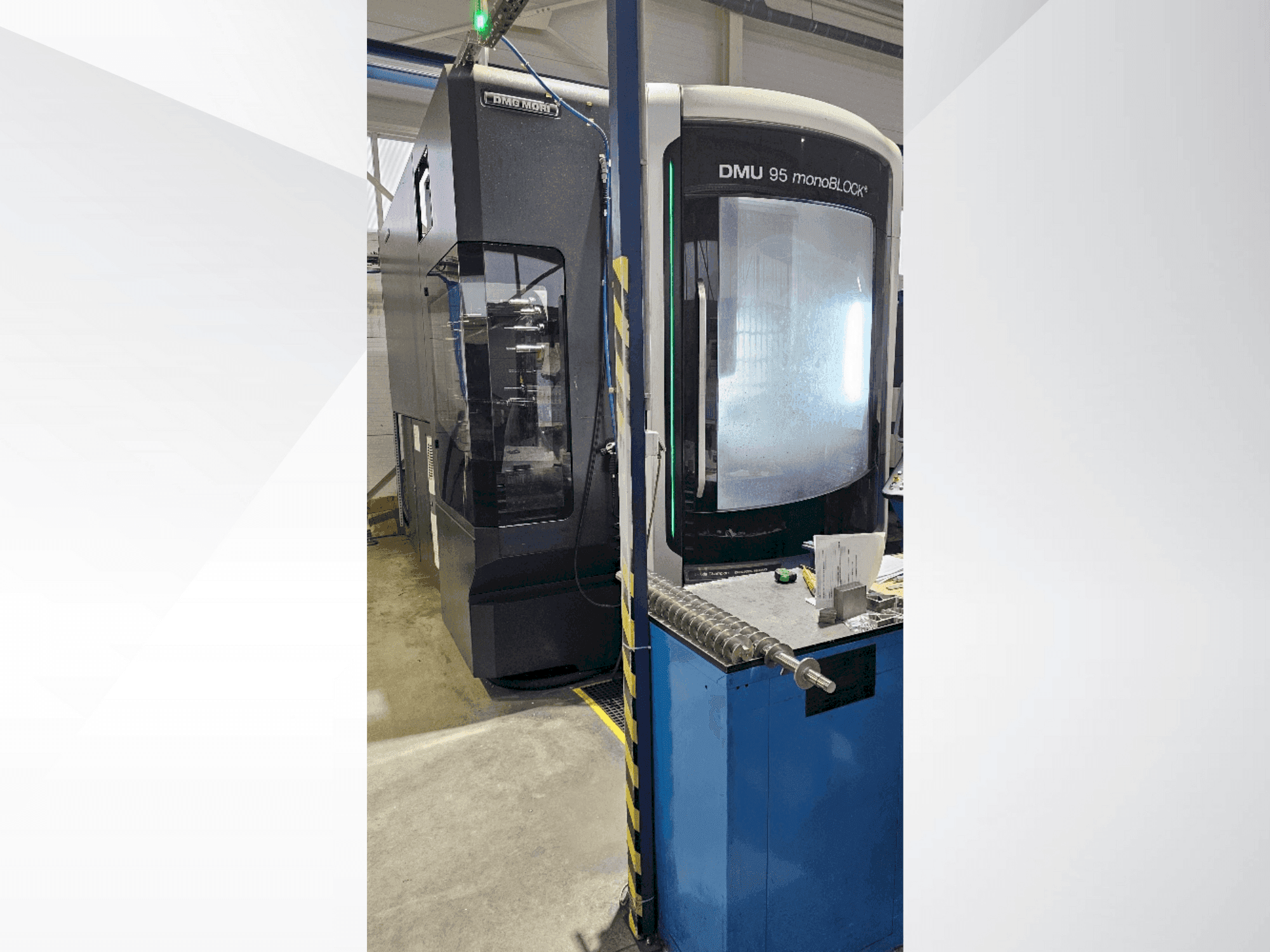 A DMG MORI DMU 95 monoBlock  gép elölnézete