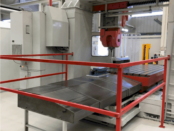 A Zayer KP 3000 AR  gép elölnézete