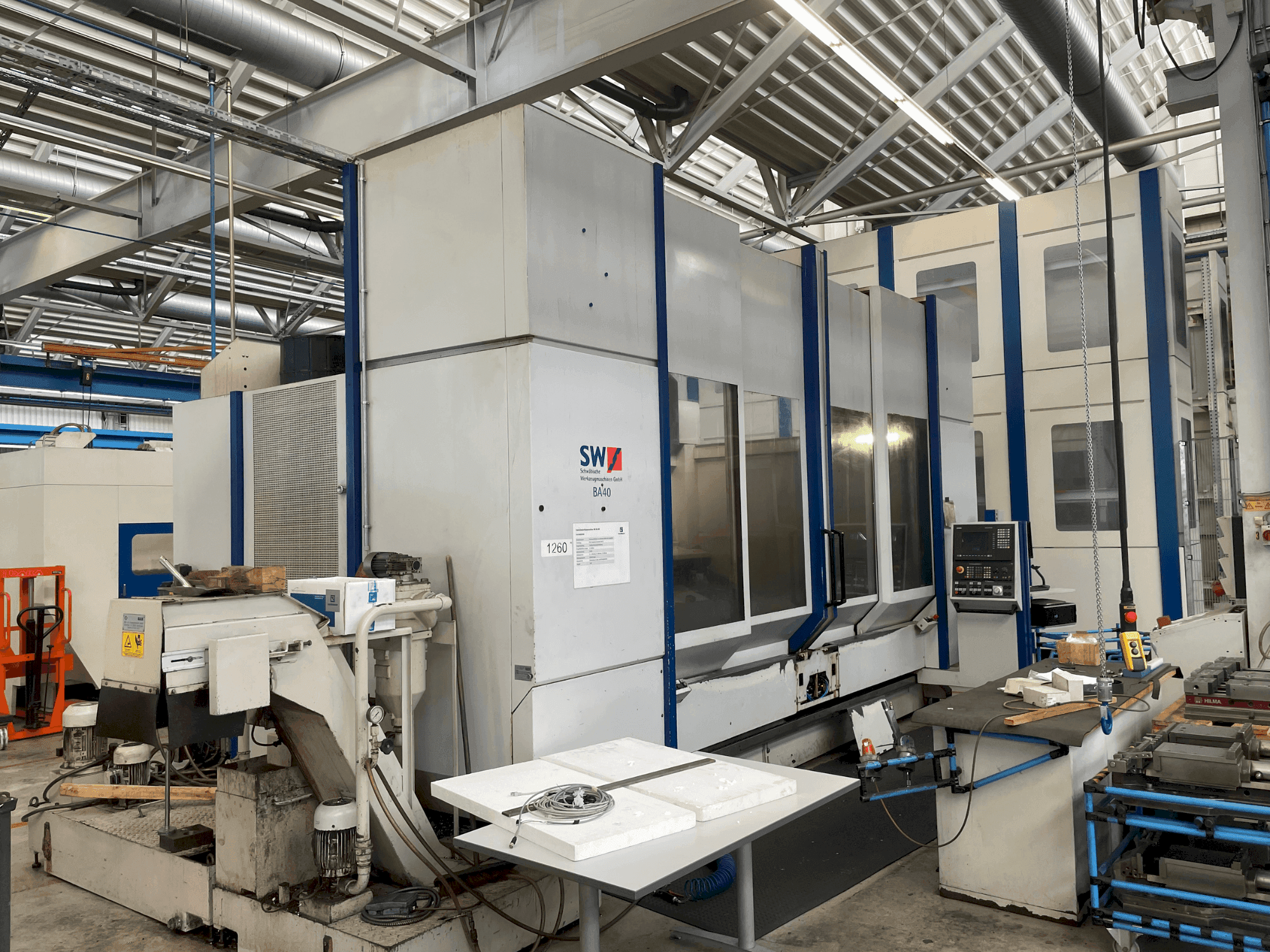 A SW BA 40 NC  gép elölnézete