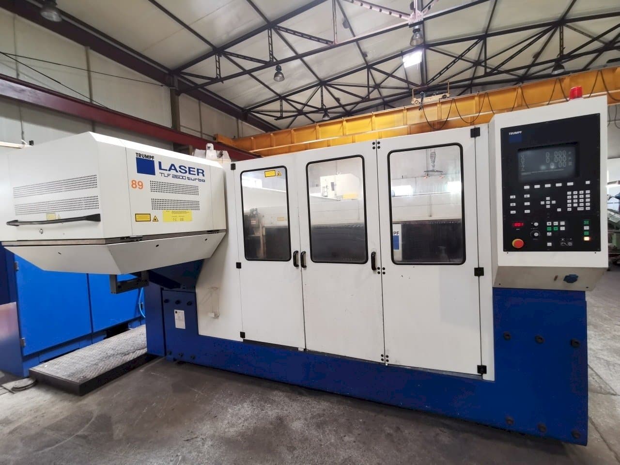 A Trumpf Trumatic L 4030  gép elölnézete