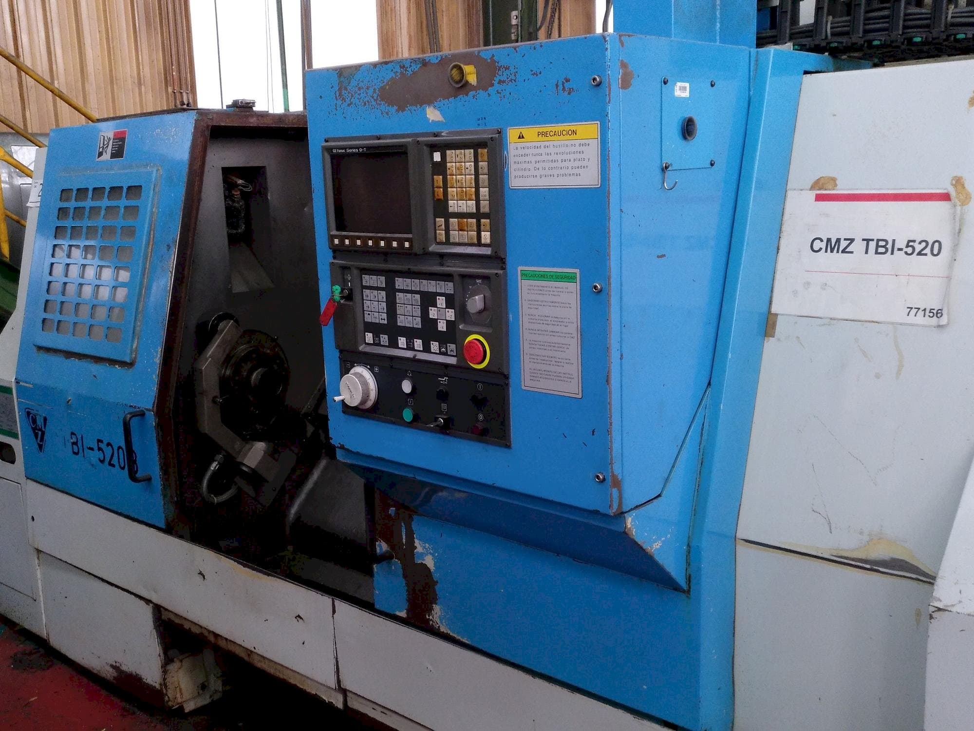 A CMZ TBI 520  gép elölnézete