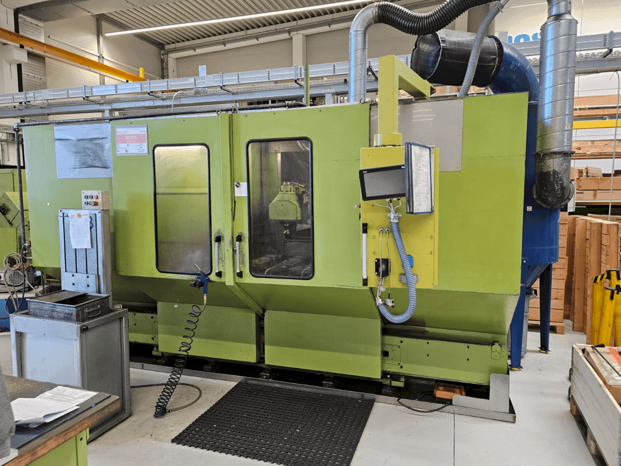 A HELLER PFU2  gép elölnézete