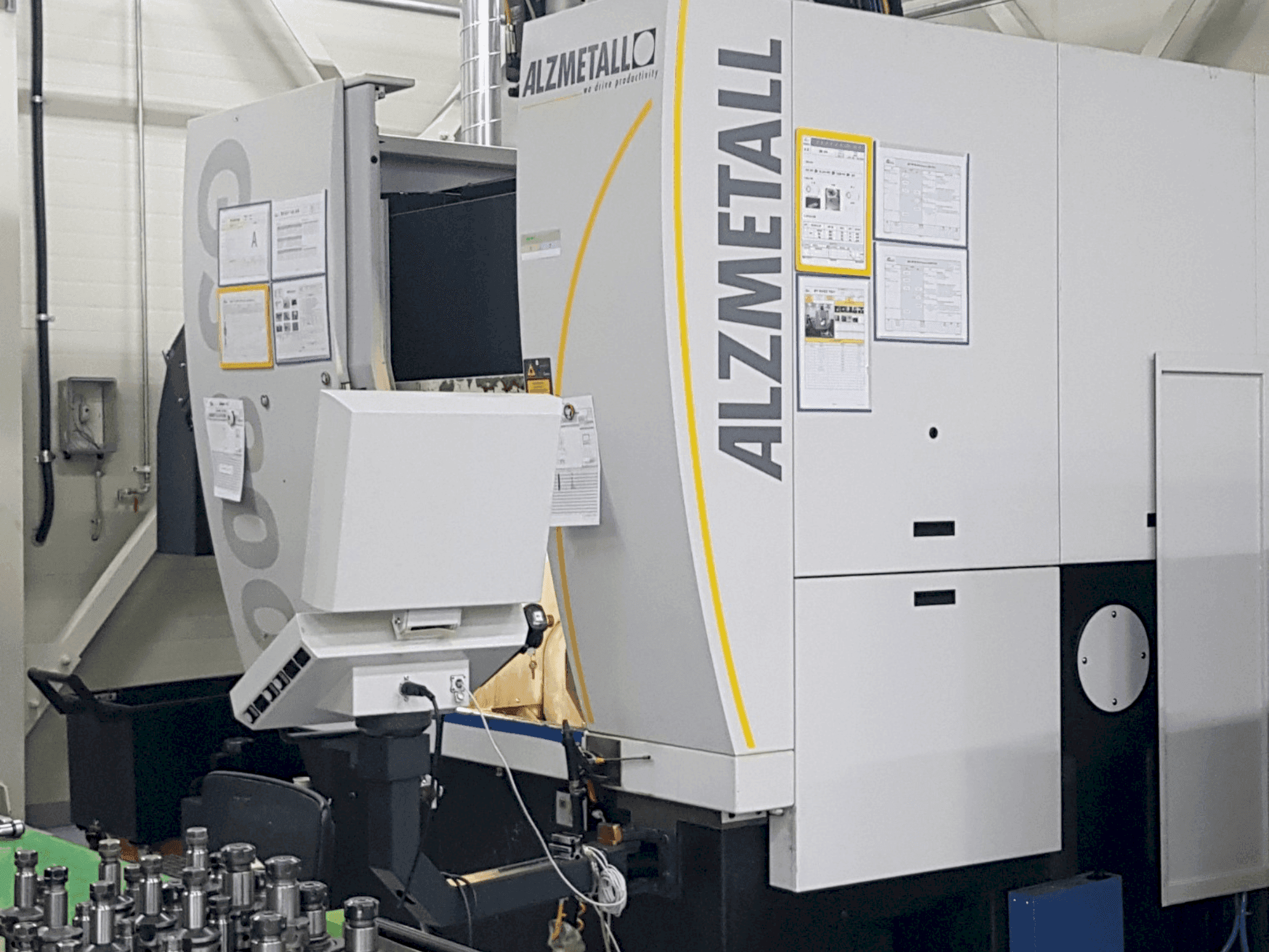 A Alzmetall GS800/5-T  gép elölnézete