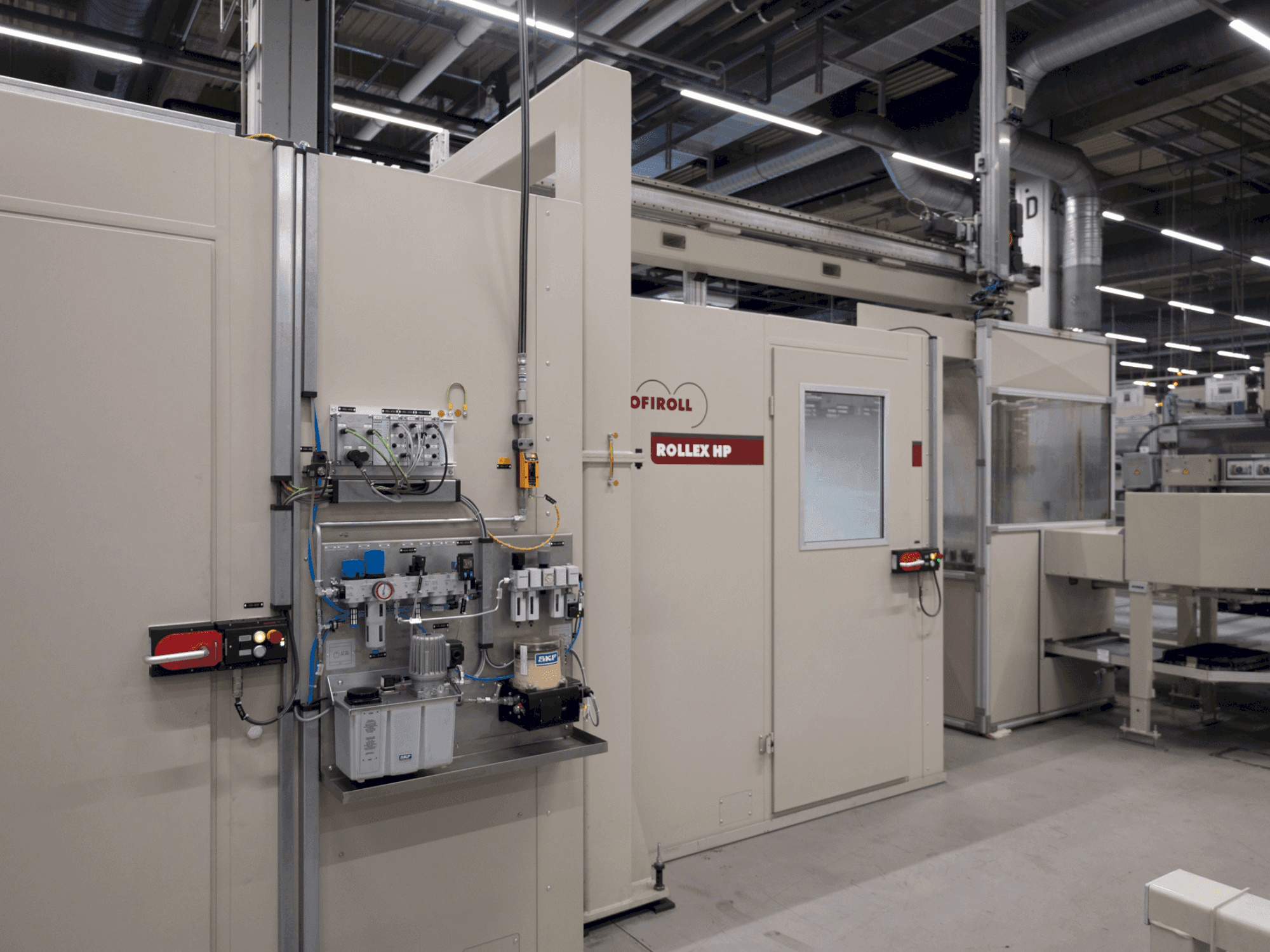 A PROFIROLL ROLLEX HP  gép elölnézete