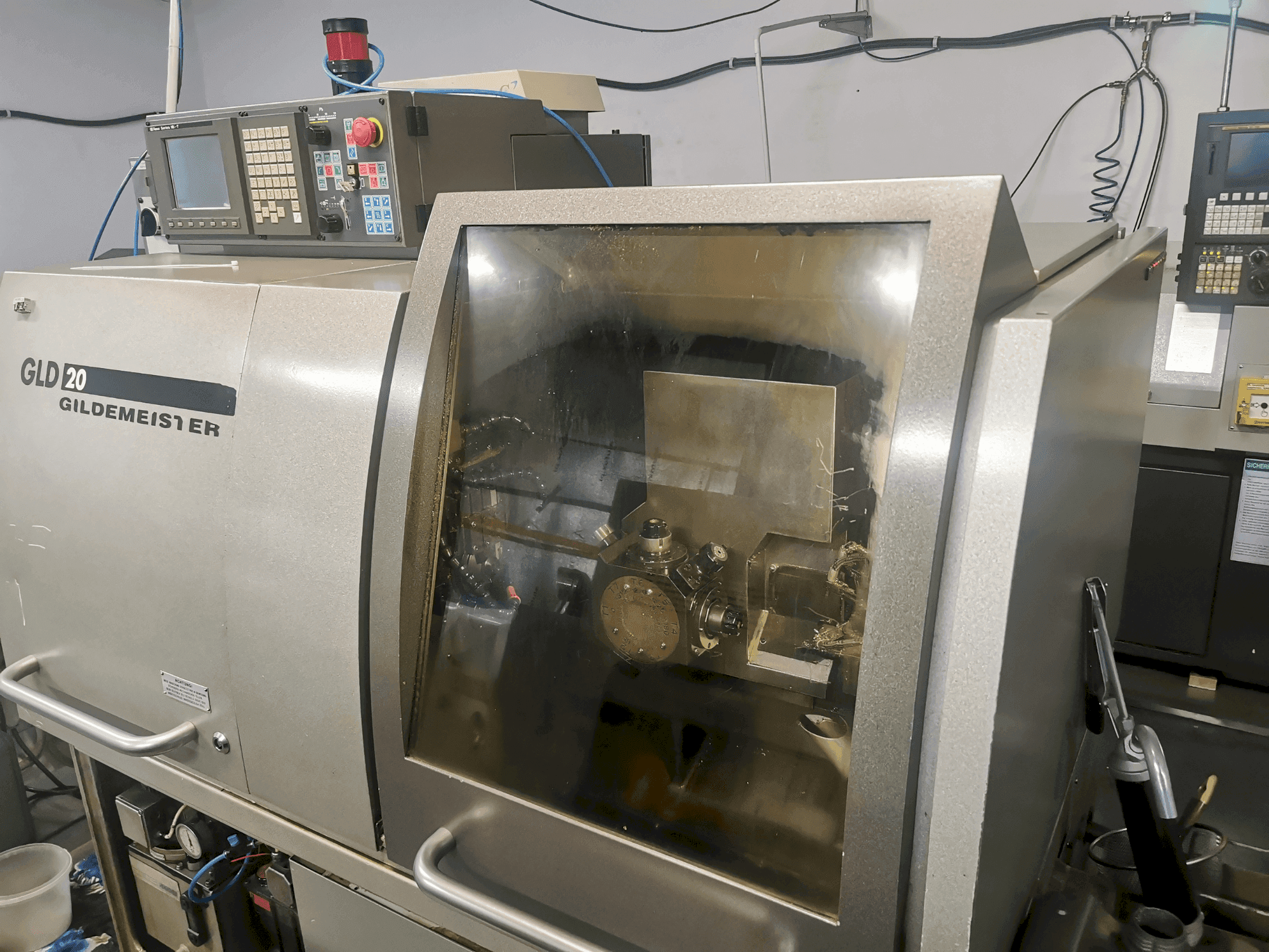 A Gildemeister GLD 20  gép elölnézete