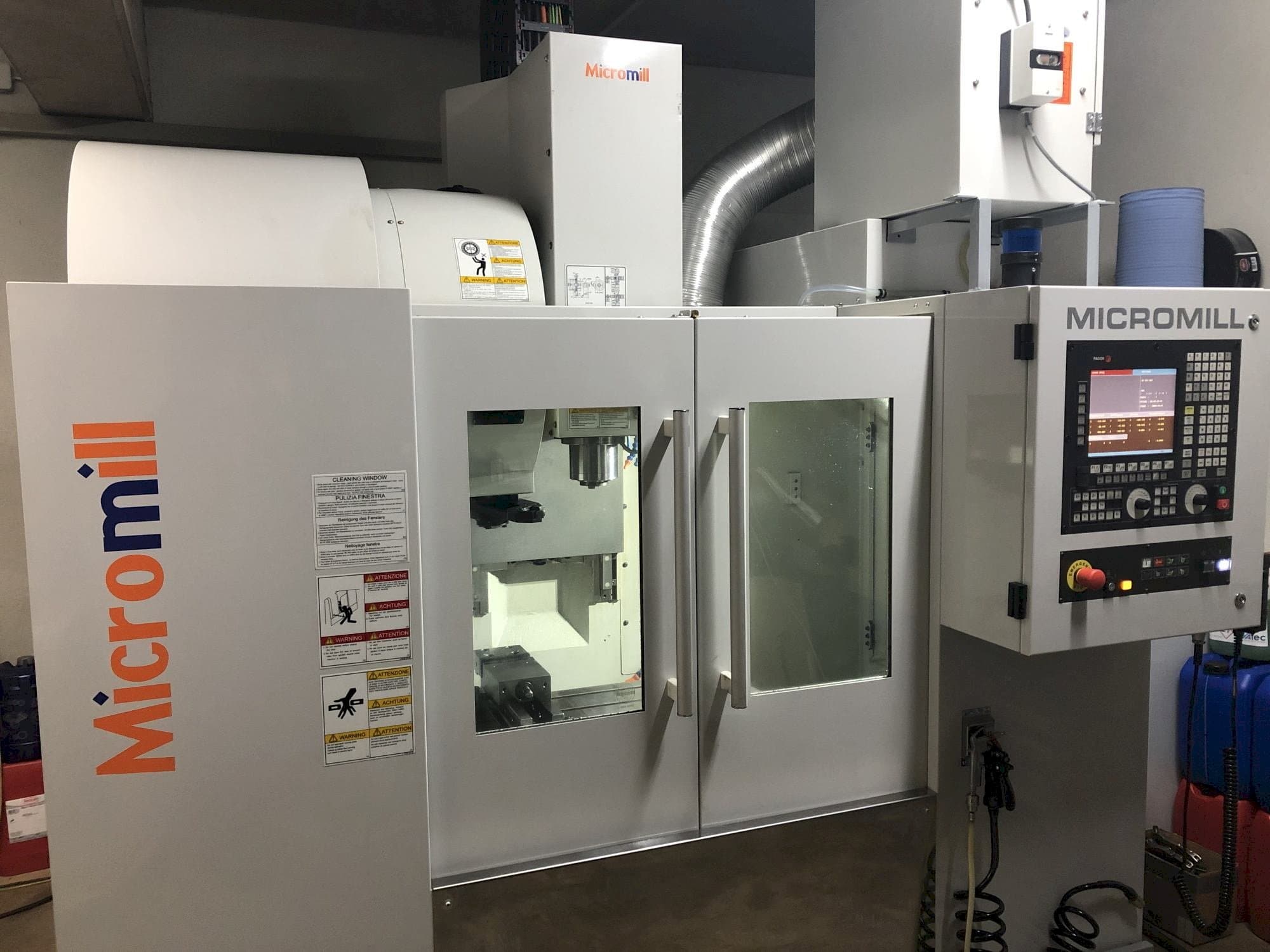 A Micromill MM 430  gép elölnézete