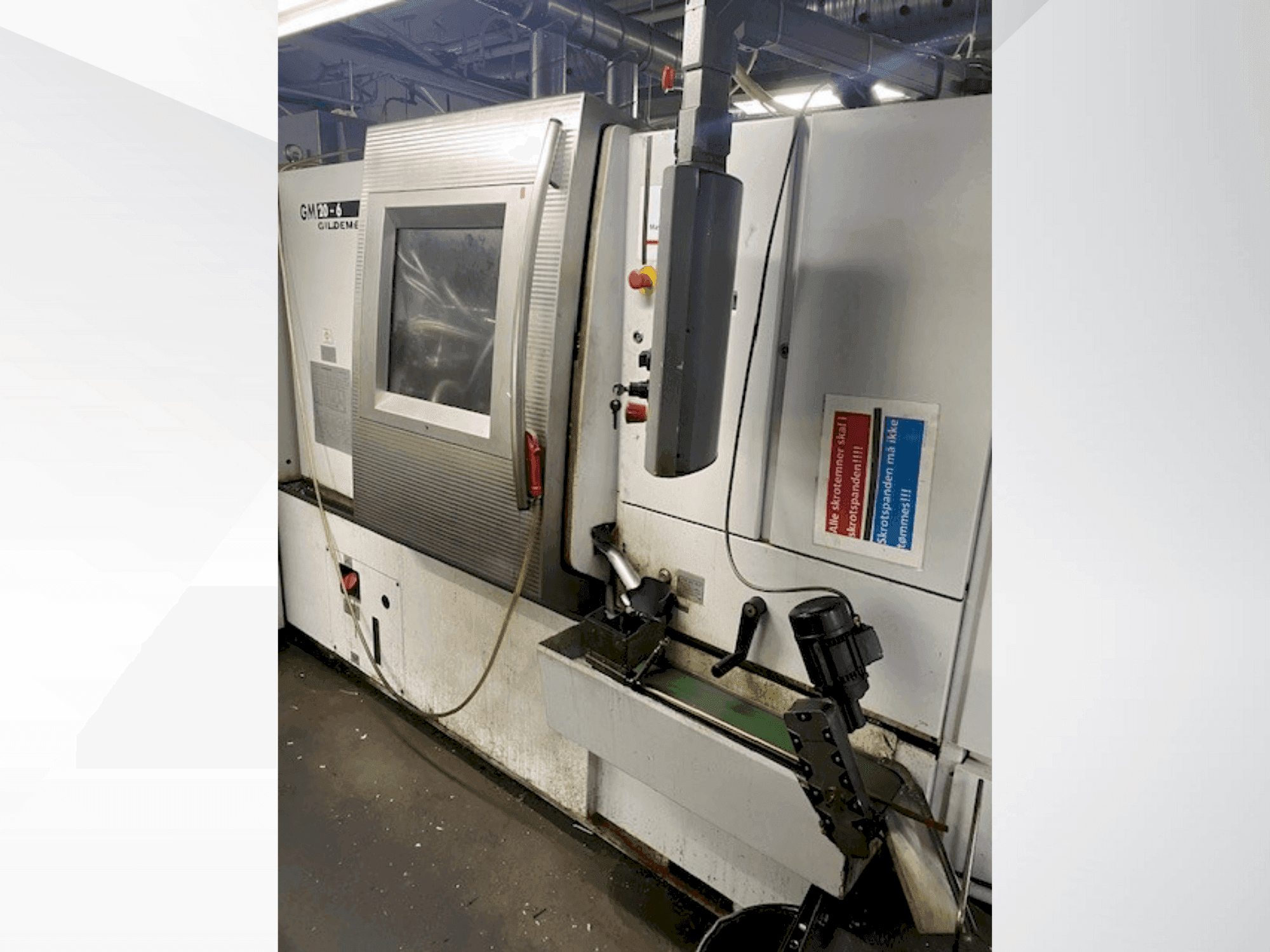 A Gildemeister GM 20-6  gép elölnézete