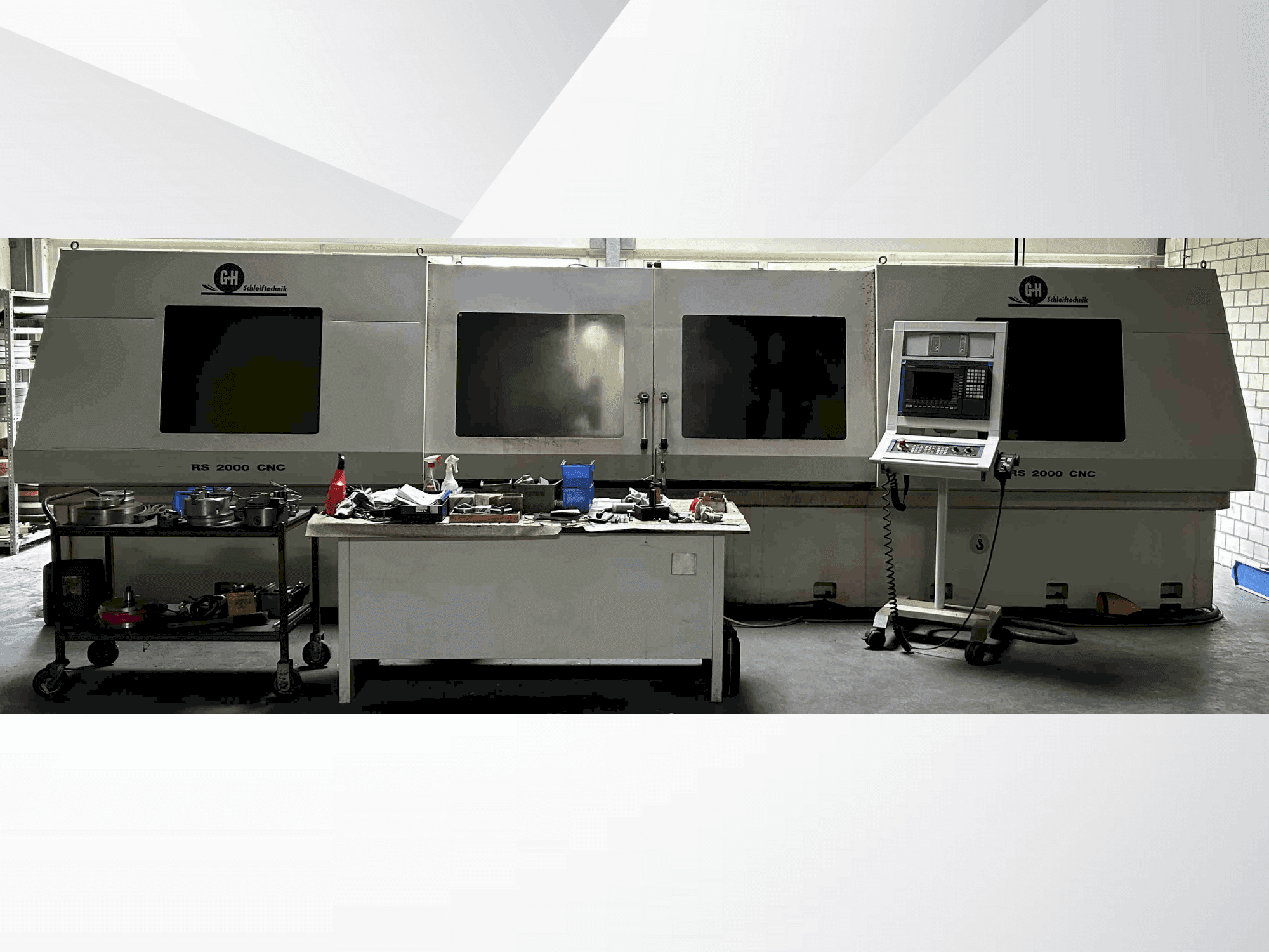 A GEIBEL & HOTZ RS 2000 CNC  gép elölnézete