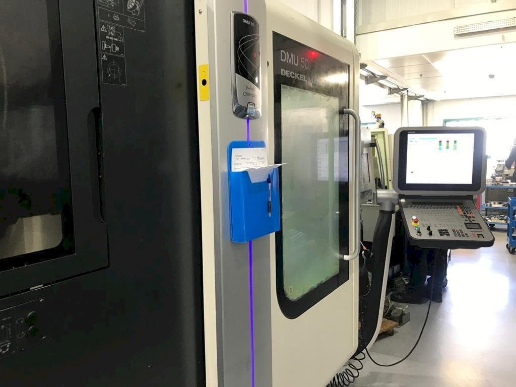 A DMG Mori Seiki DMU 50  gép elölnézete