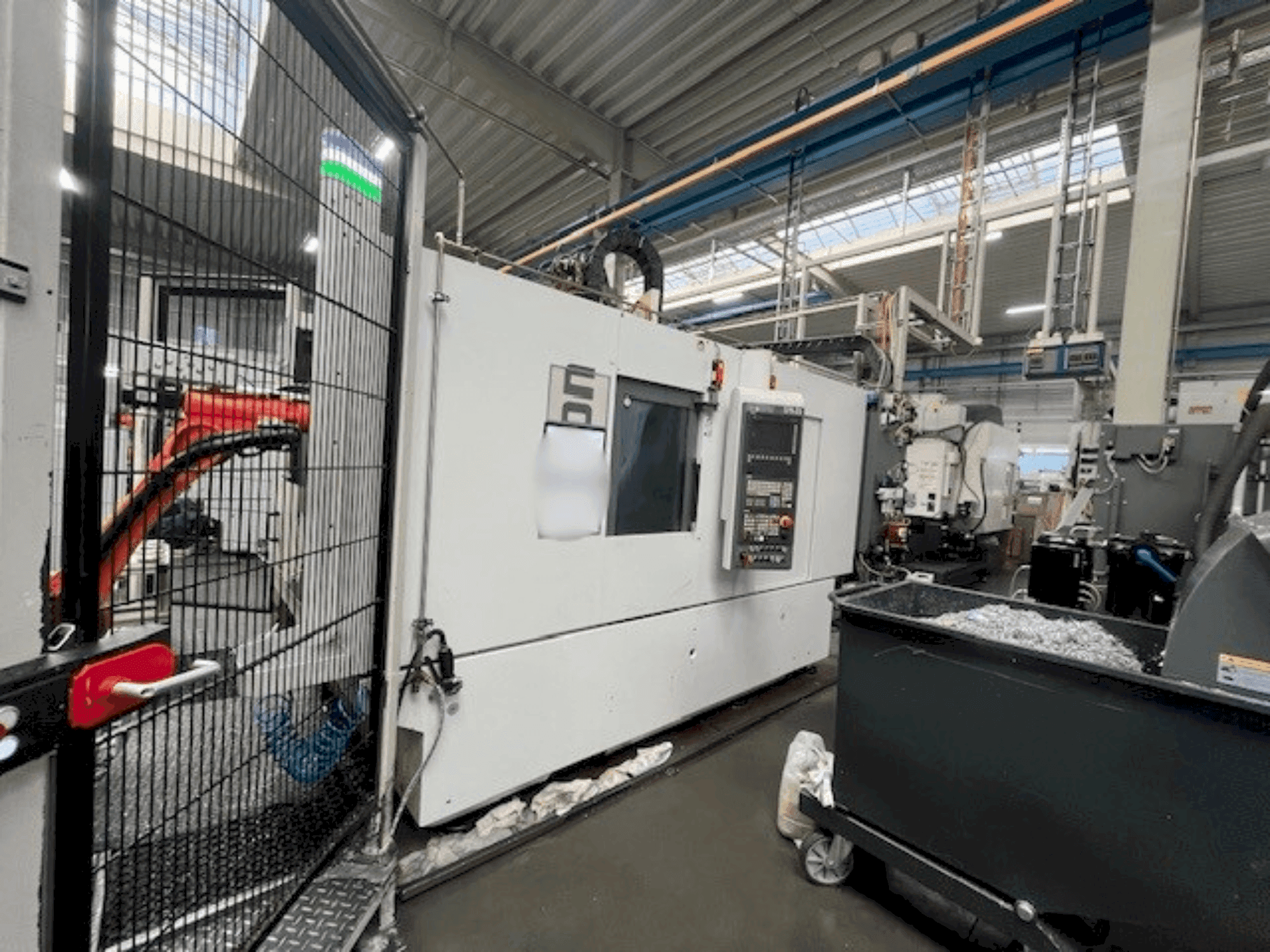 A CHIRON DZ 15 W  gép elölnézete