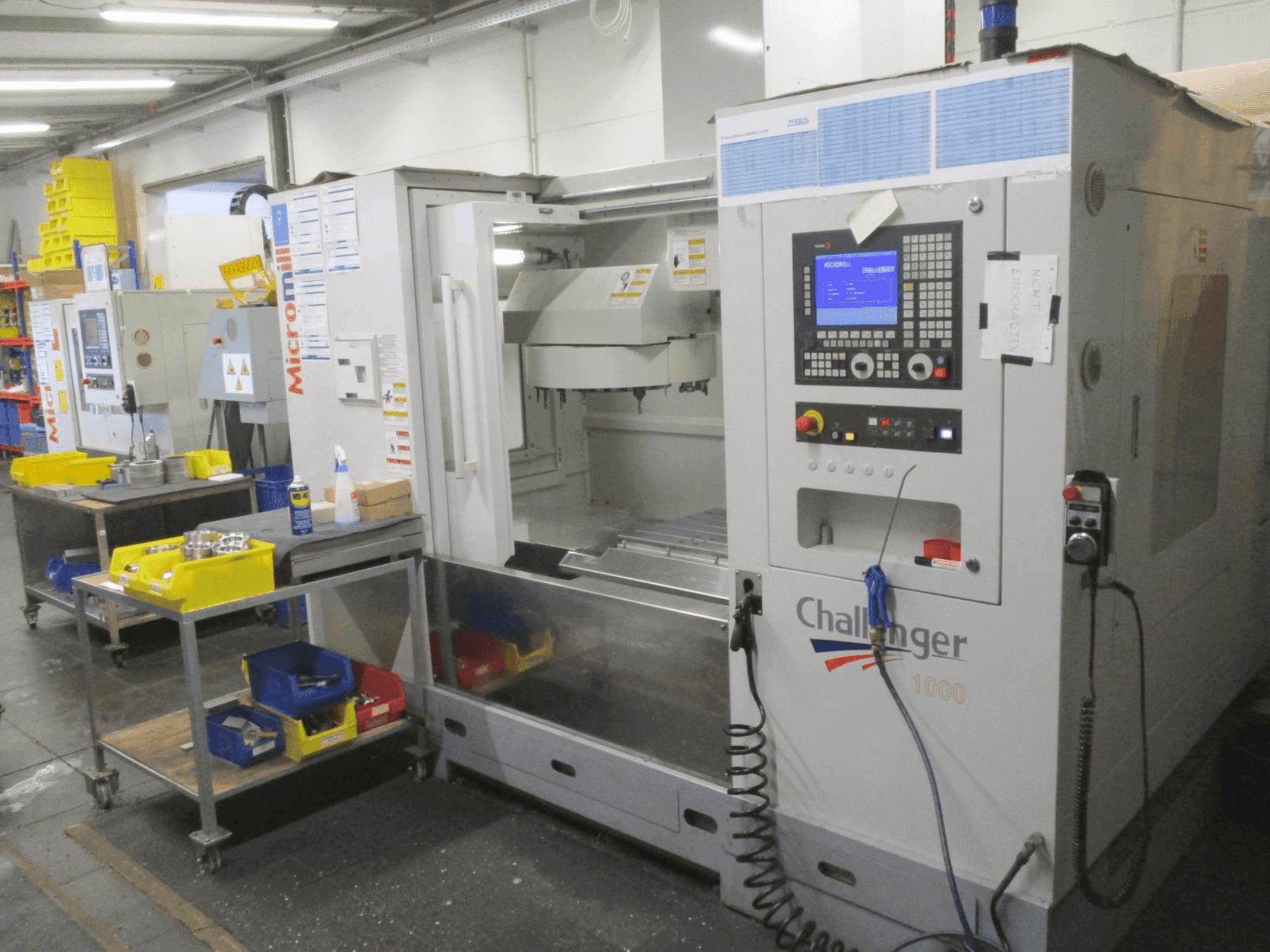 A BUFFALO Micromill Challenger MM-1000  gép elölnézete