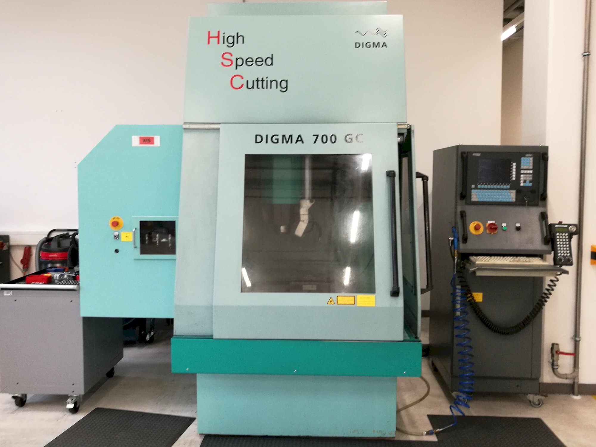 A DIGMA 700 GC gép elölnézete