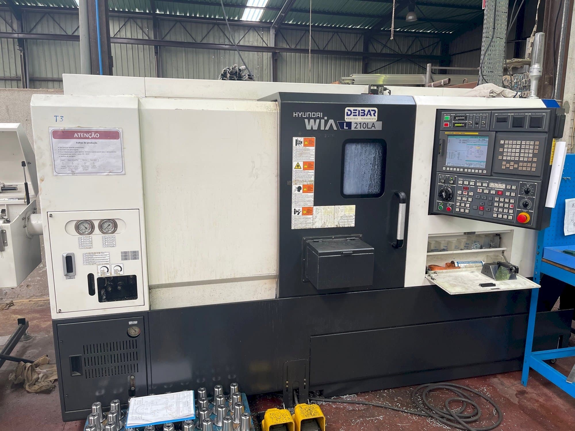 A Hyundai Wia L210LA  gép elölnézete