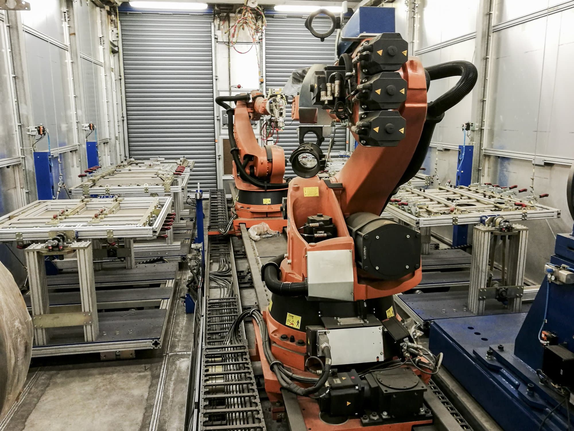 A KUKA KR 100-2 HA  gép részlete