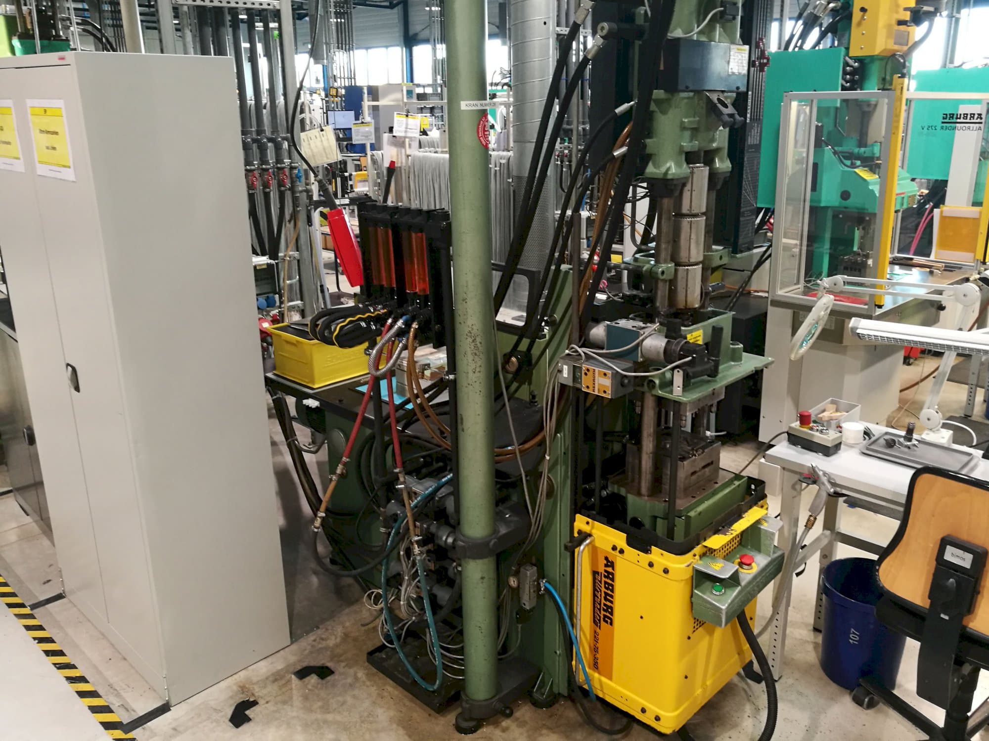 A Arburg Allrounder 221-75-350  gép részlete