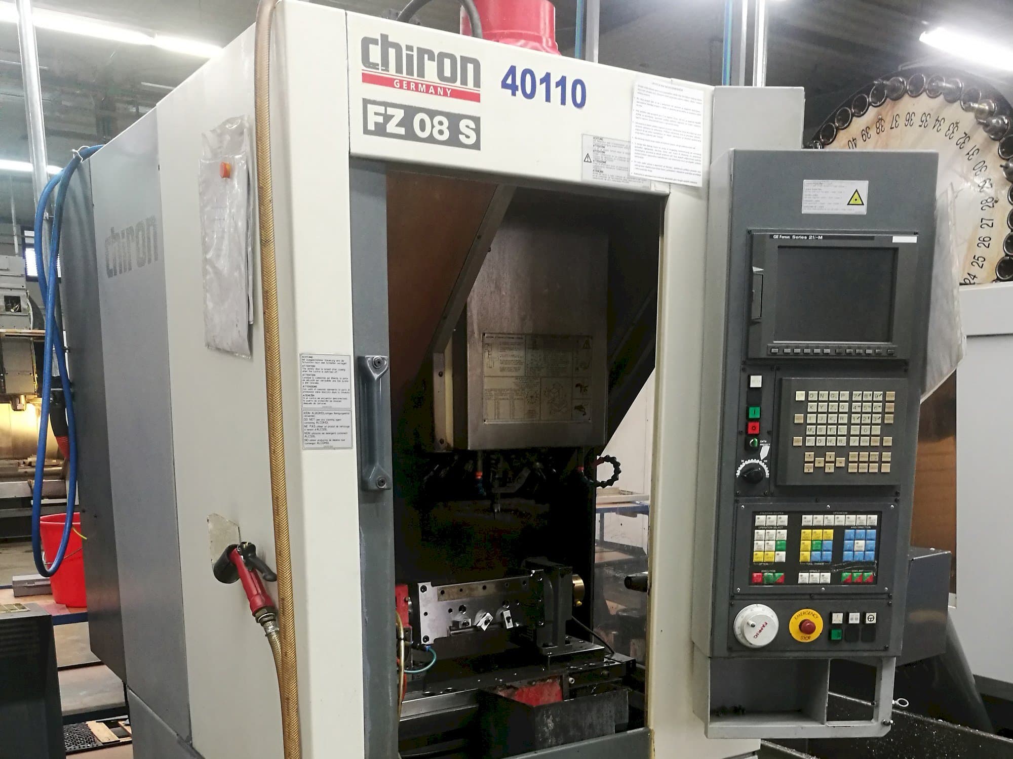 A CHIRON FZ08S  gép elölnézete