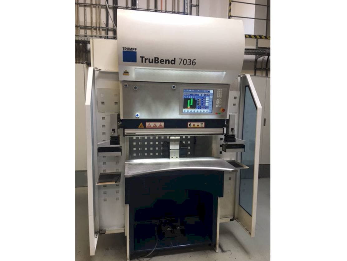A Trumpf TruBend 7036  gép elölnézete