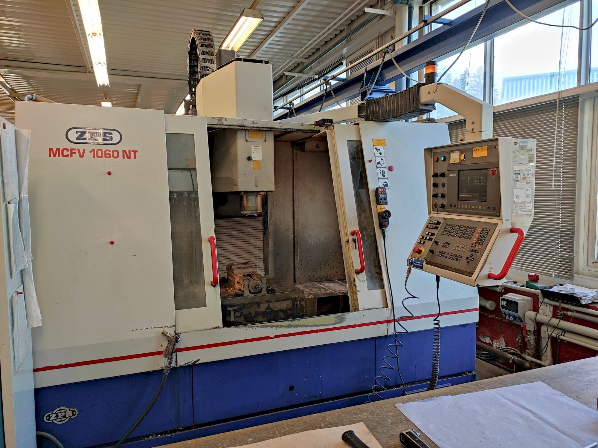 A ZPS MCFV 1060 NT  gép elölnézete