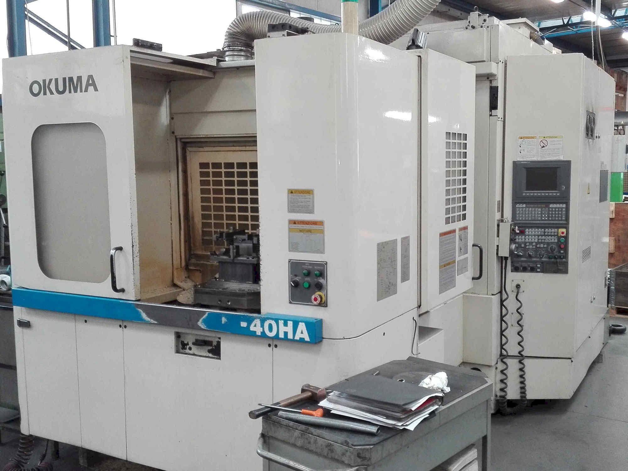 A Okuma MX 40HA  gép elölnézete