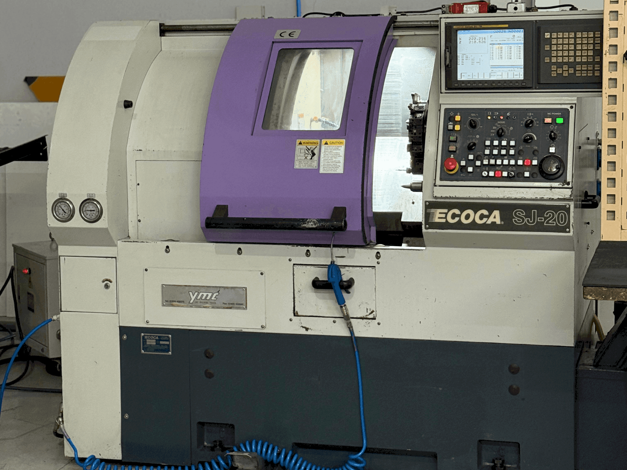 A ECOCA SJ-20  gép elölnézete