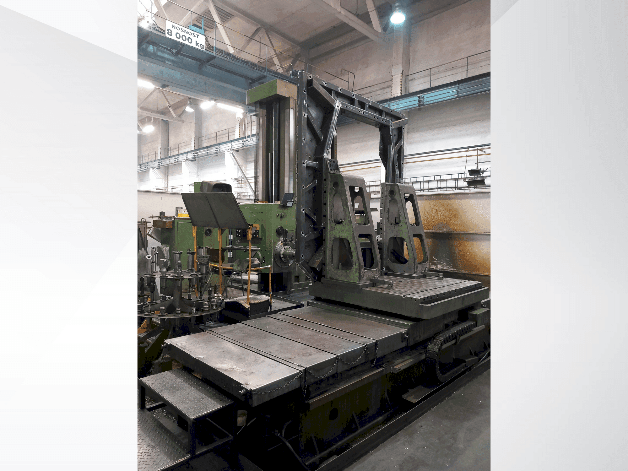 A TOS TOS WHN 13.4A  gép elölnézete