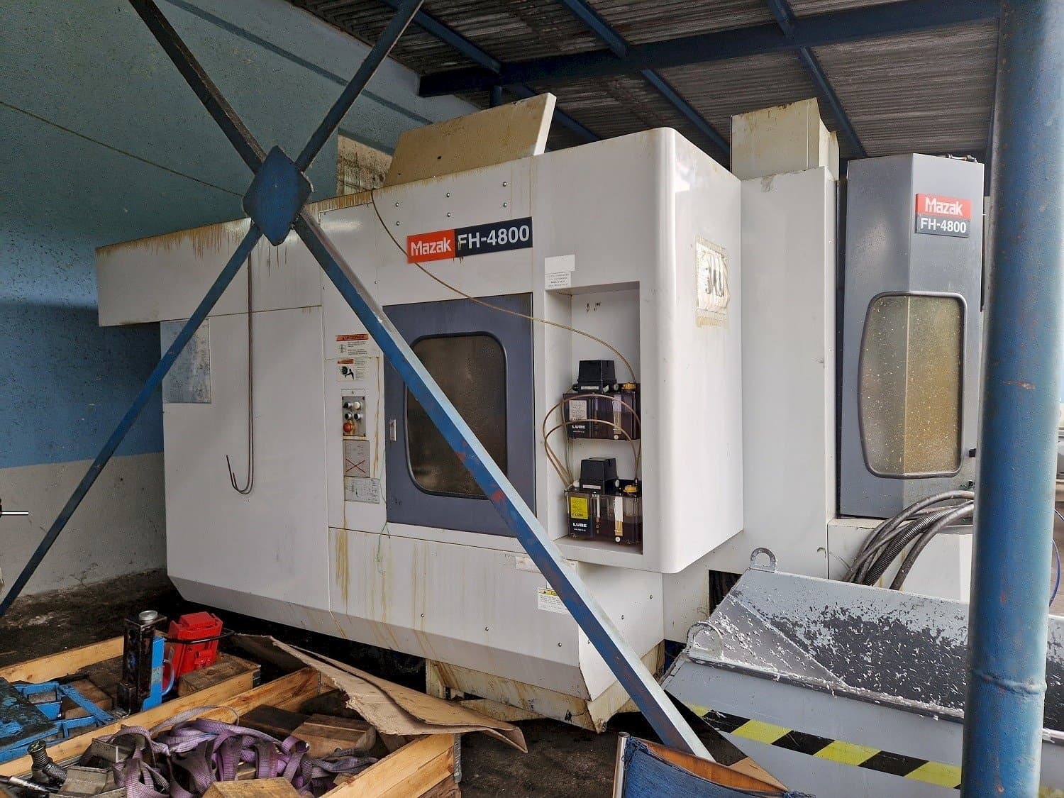 A Mazak   gép elölnézete