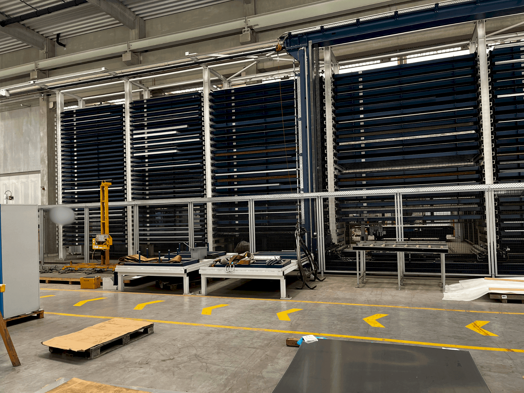 A TRUMPF STOPA  gép elölnézete