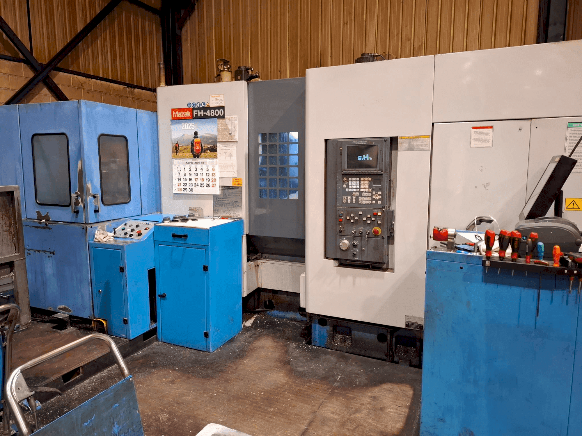 A Mazak FH-4800  gép elölnézete